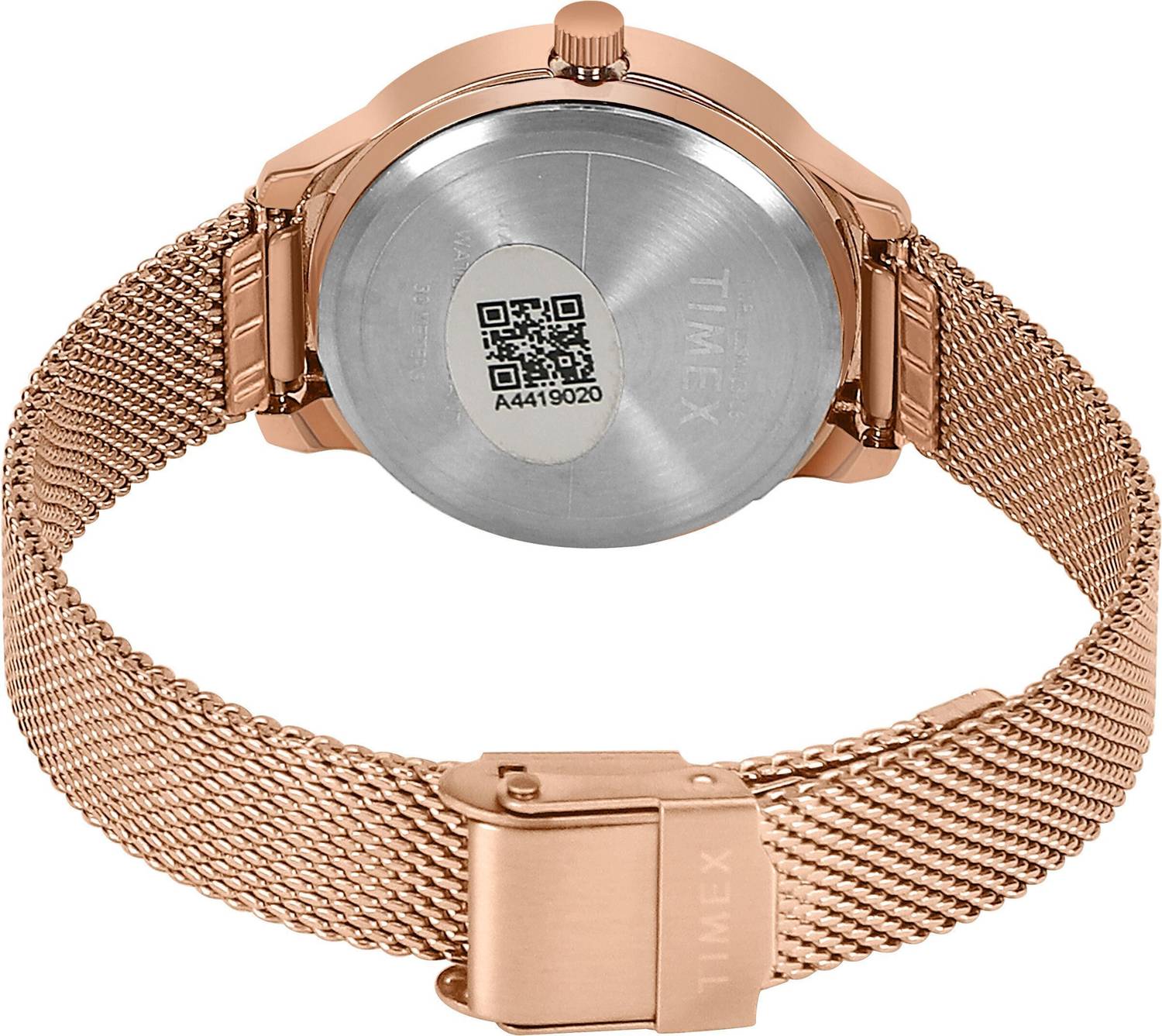 Timex Rose Gold Sparkle Dial Watch Timex Rose Gold Dial Analog Women Watch TWEL15826 – Sai  main image 3