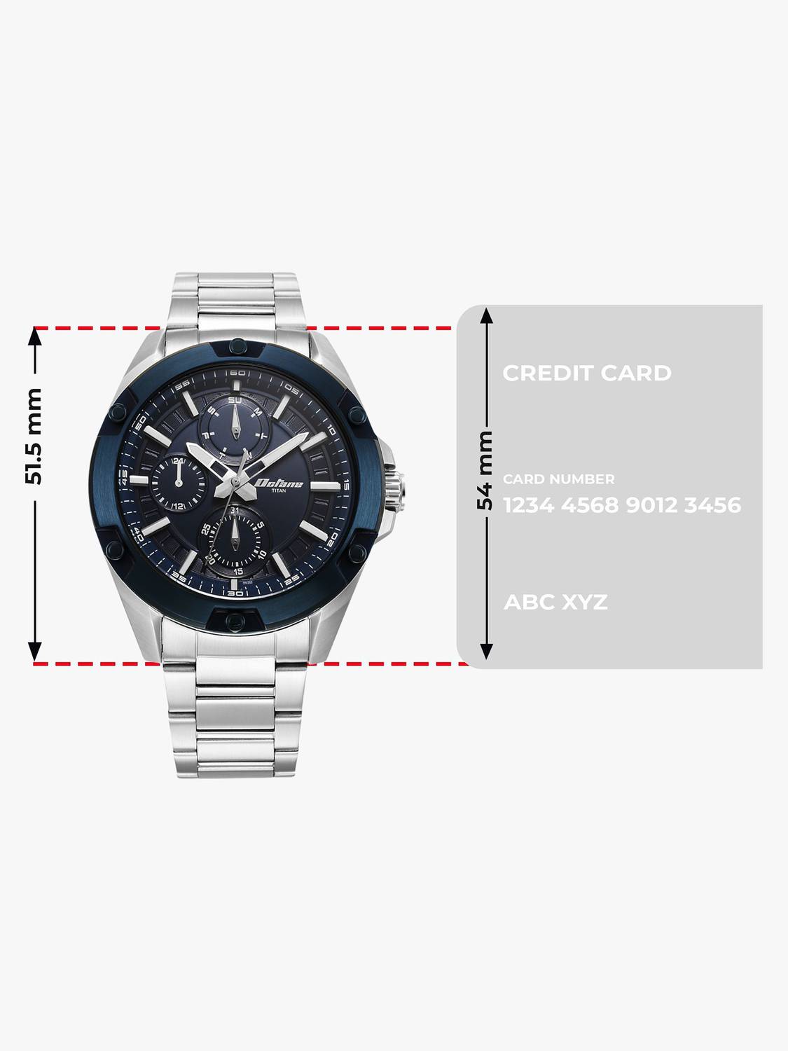 Titan Octane Blue Dial Men's Watch - Image 4