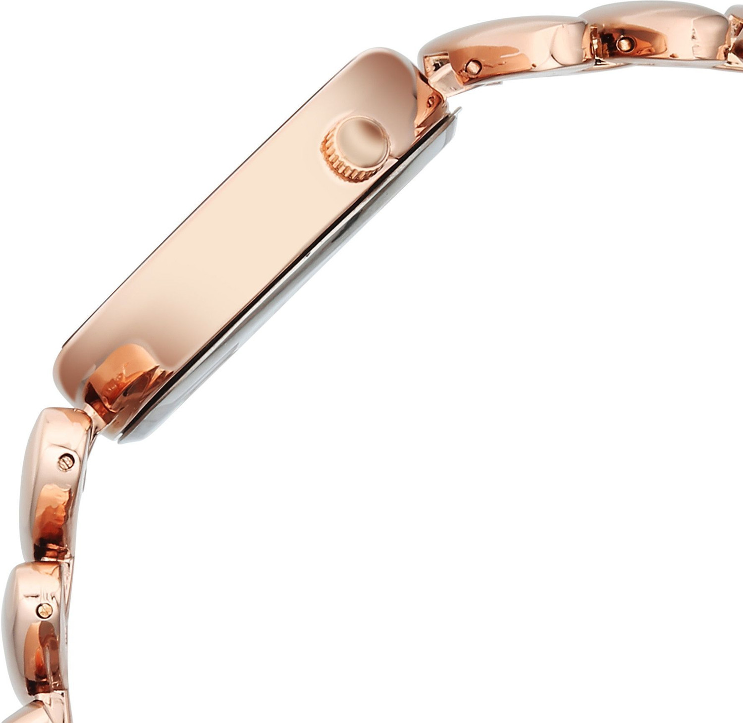 Image of Fastrack Vyb Successor Fastrack Vyb Successor Quartz Pink Dial Rose Gold Strap Analog Watch - For Women