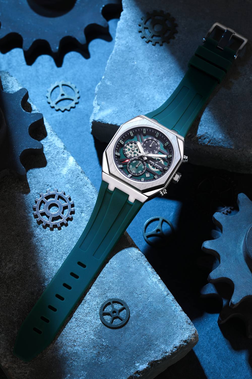 Daniel Hechter DHM1007 Green Dial Men's Watch - Image 3