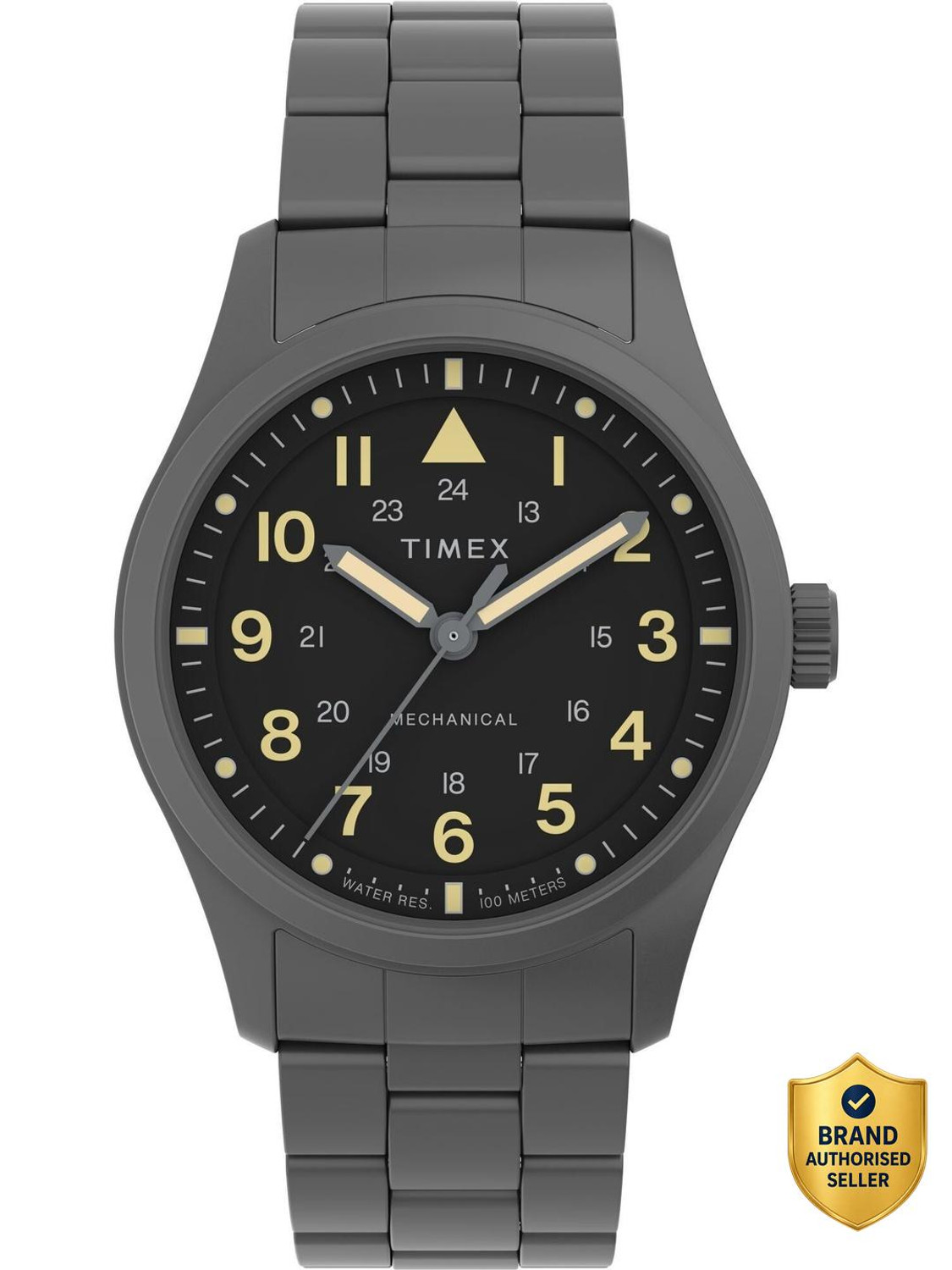 Image of TIMEX Expedition Round 38mm Black Dial Analog Watch - For Men