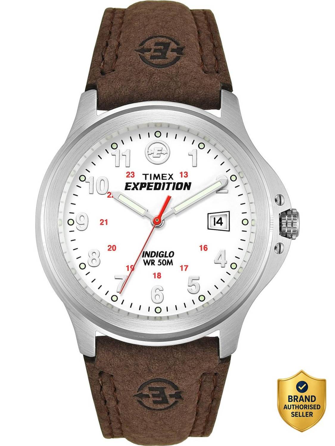 Timex Expedition 40mm White Dial Analog Watch - Image 1