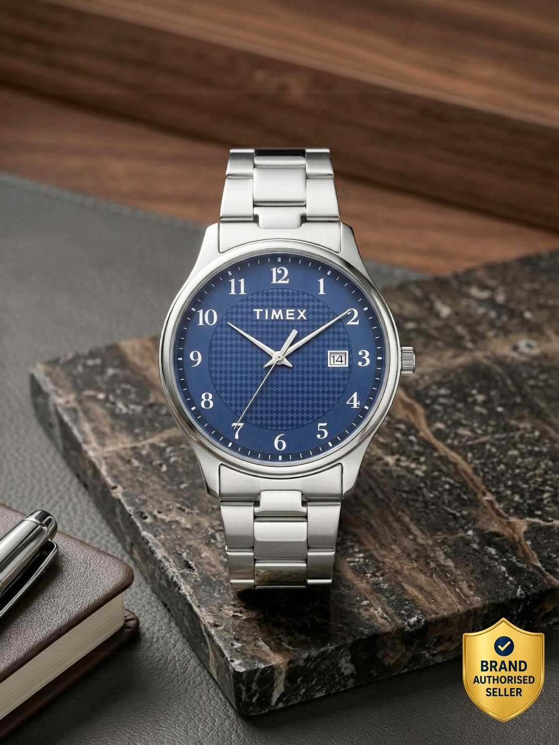 Image of TIMEX Blue Date Dial Analog Watch - For Men