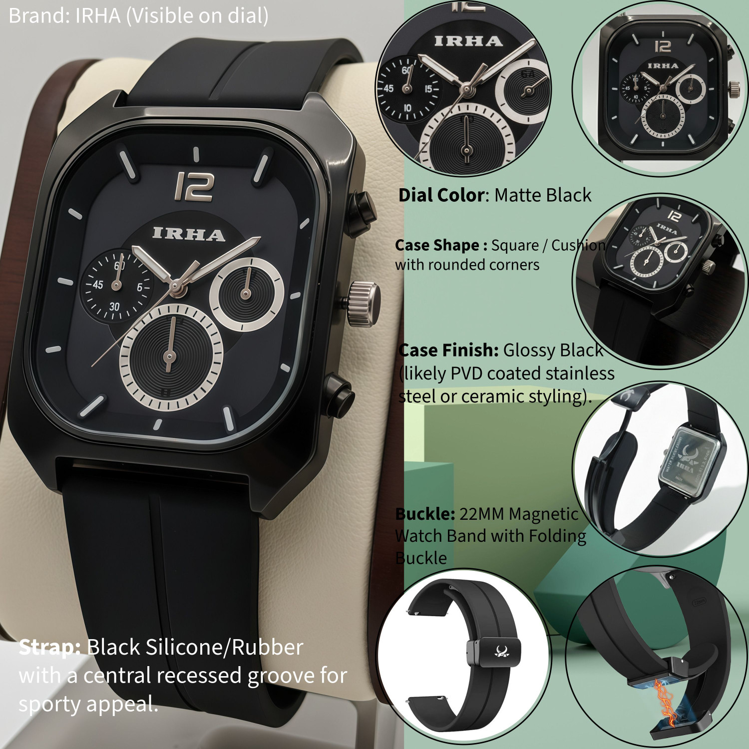 Image of IRHA Watch Analog Watch - For Men