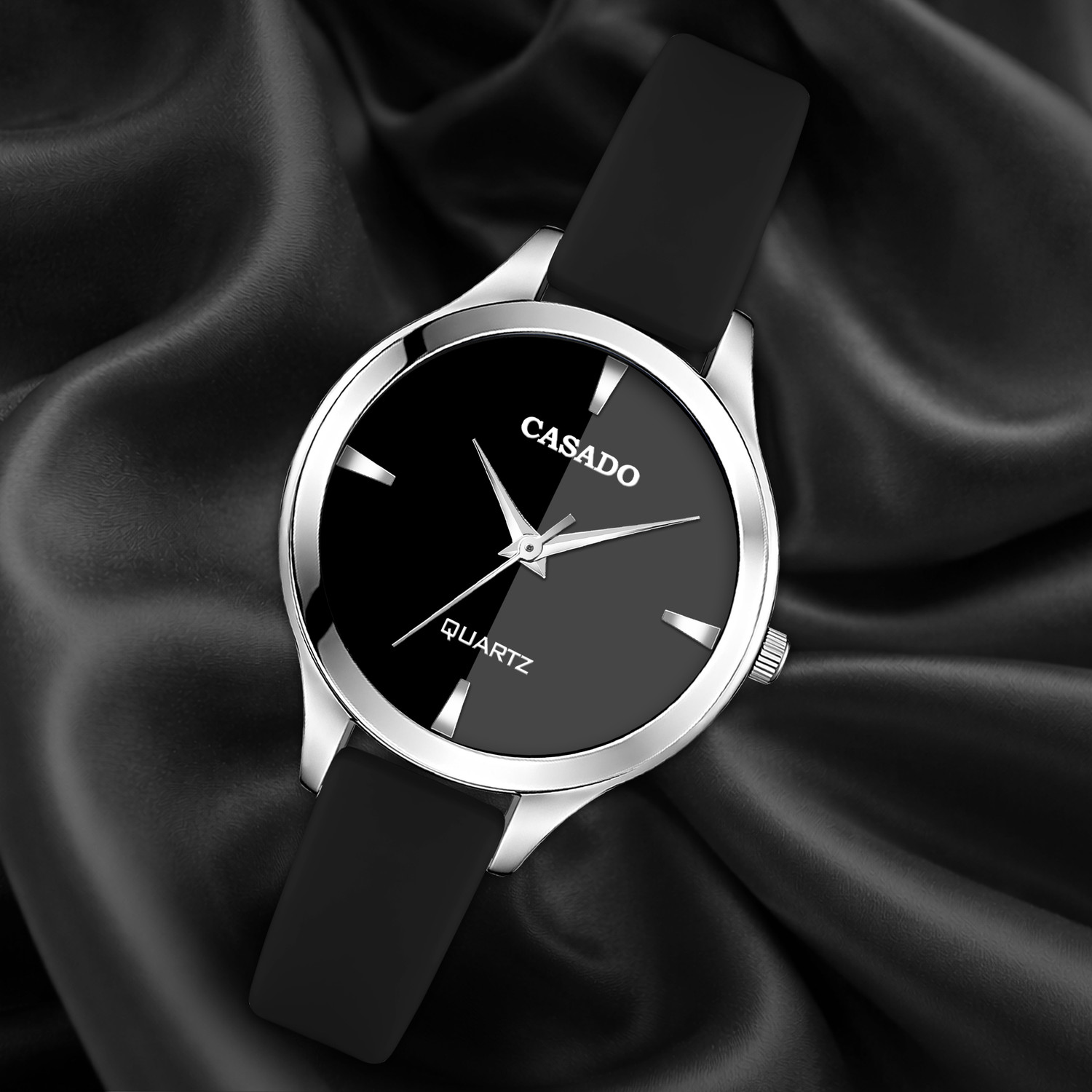 Image of Casado Pop Colours Girls Series | Soft Silicon Strap | 3D Cut Glass | 1 Year Warranty Pop Colours Girls Series | Soft Silicon Strap | 3D Cut Glass | 1 Year Warranty Analog Watch - For Women