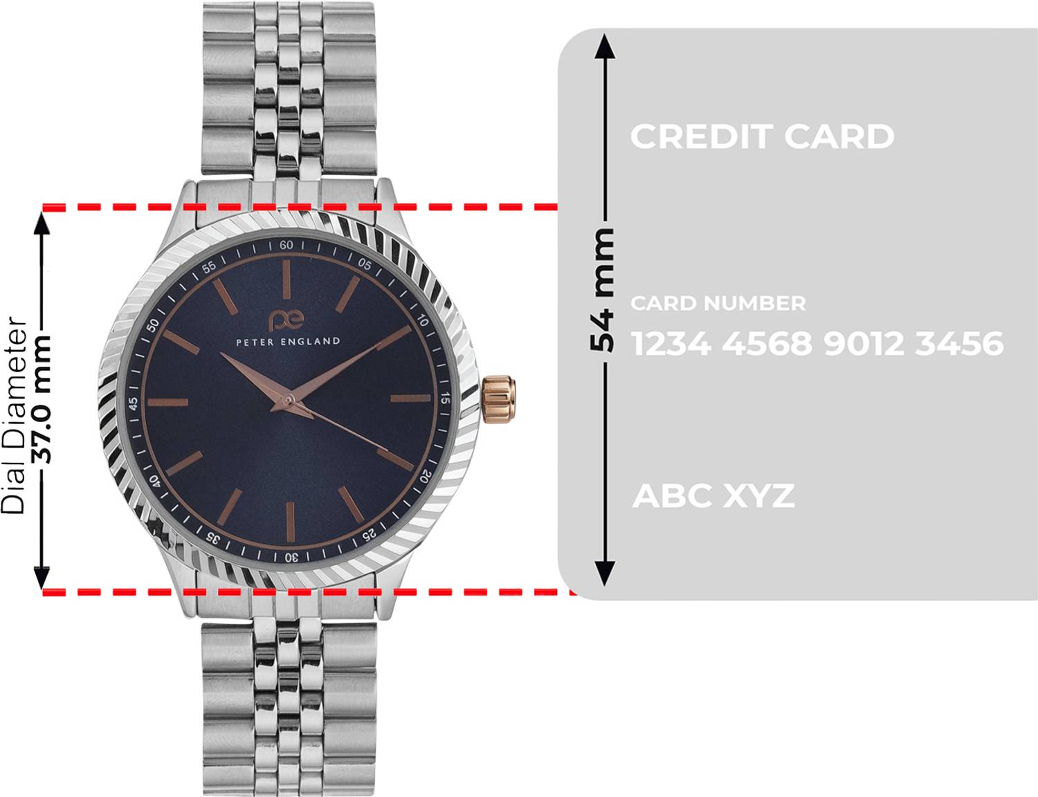 PETER ENGLAND Men's Analog Watch - Image 4