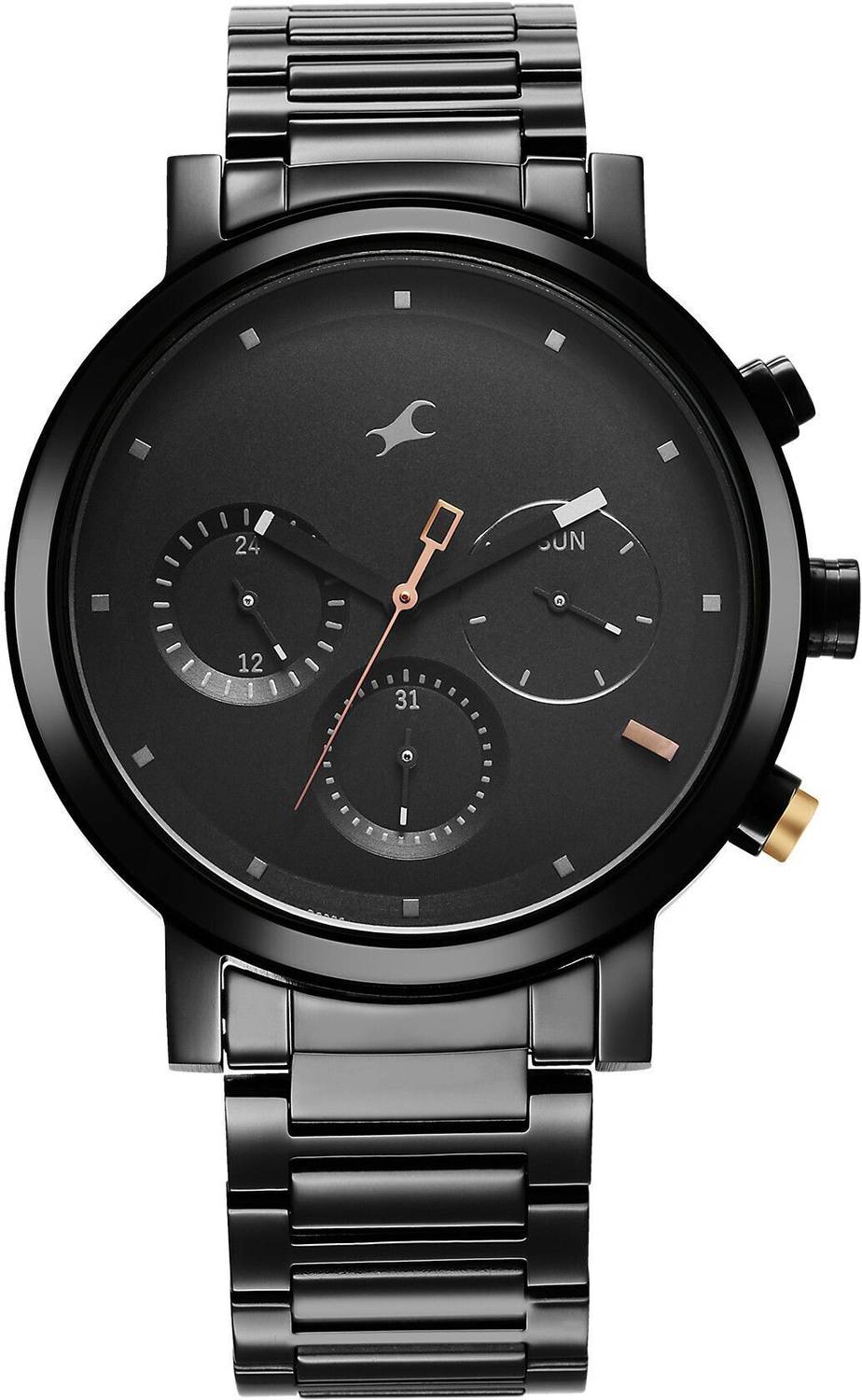 Fastrack Tick Tock Black Dial Analog Watch - Image 2
