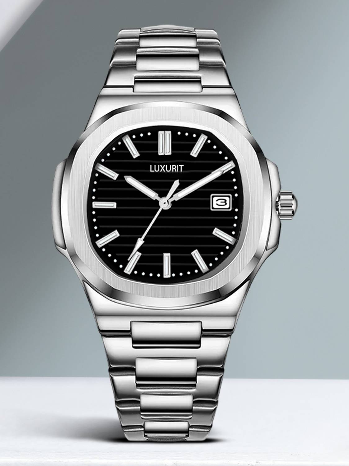luxurit Mens-LRLX144 Square Dial Watch - Image 1