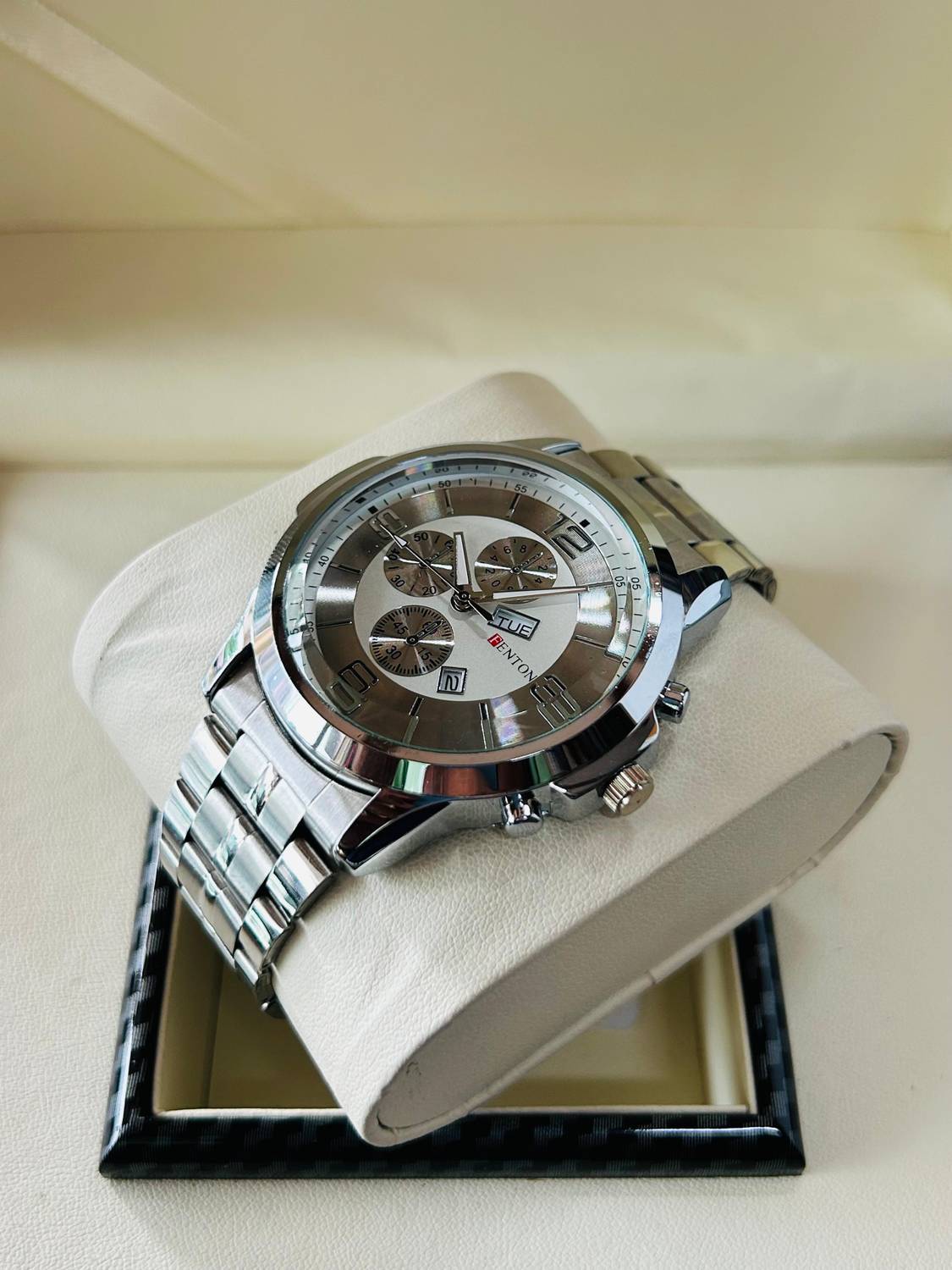 FENTON Fenton-58 Silver Men's Watch - Image 2