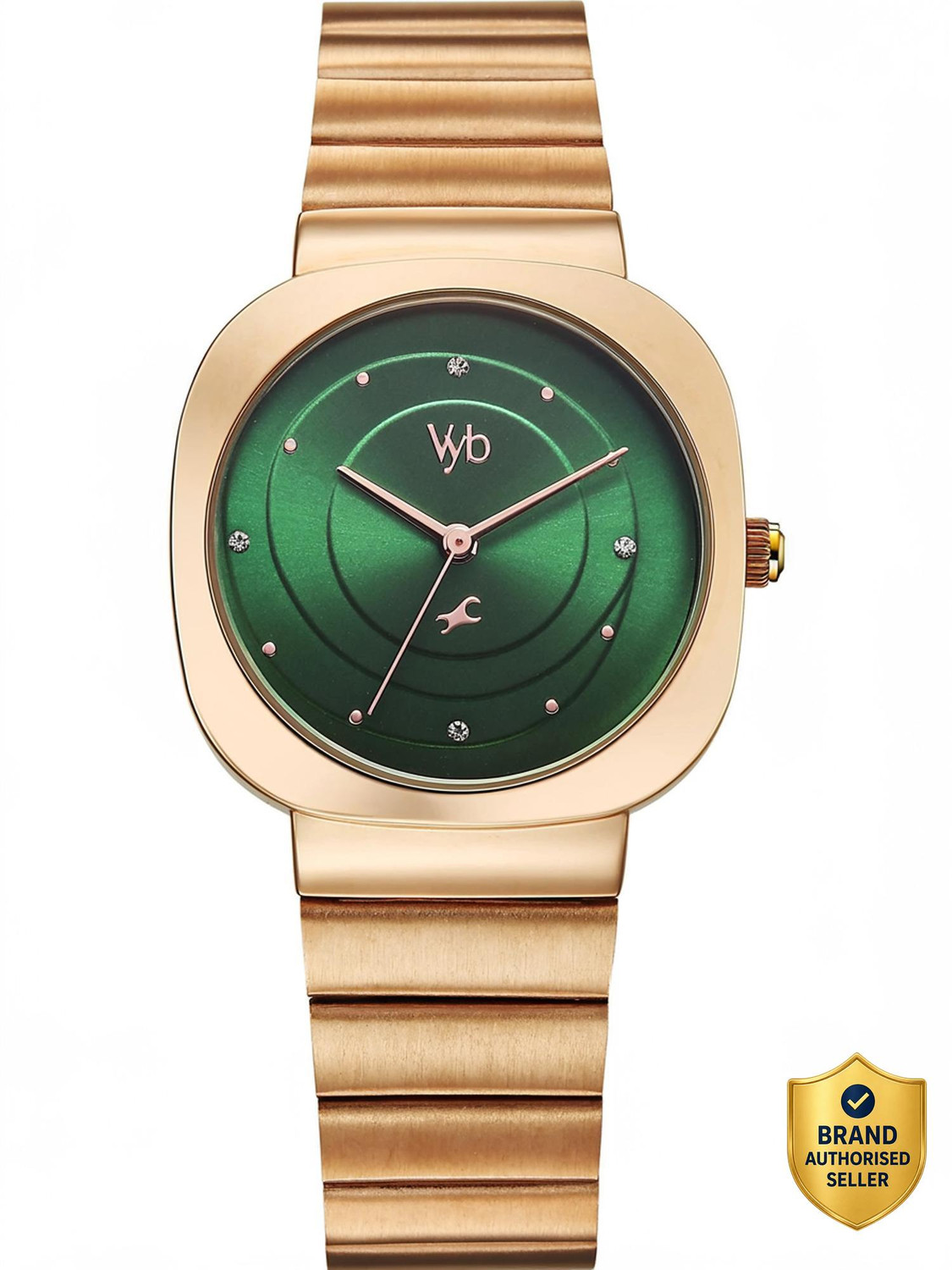 Image of Fastrack Fastrack Vyb Mirage Fastrack Vyb Mirage Quartz Green Square Dial Women's Watch Analog Watch - For Women