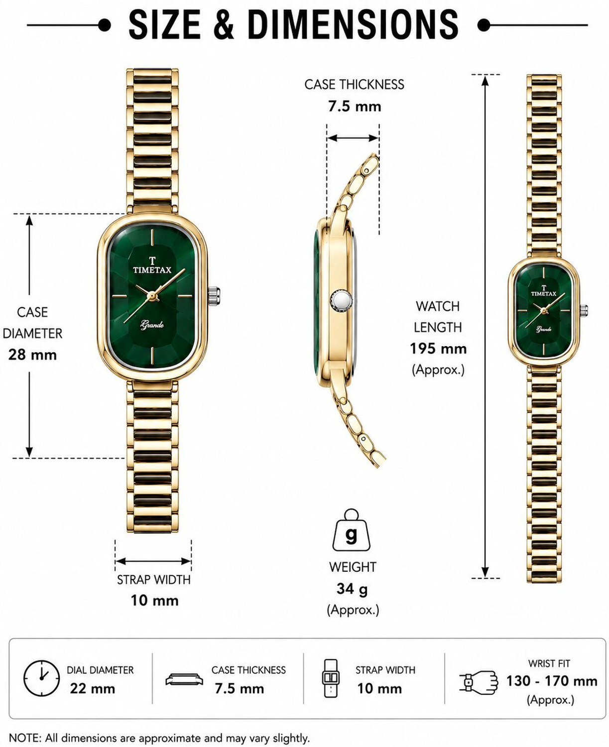 Image of SHINE AURA Timetax Elegance Collection Model Name Timeta Timetax Elegance Collection Analog Watch - For Women