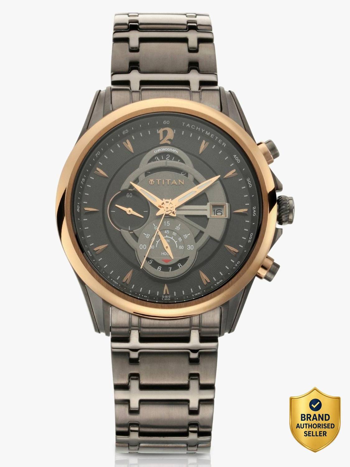 Titan Maritime Chronograph Anthracite Dial Watch - Image 1