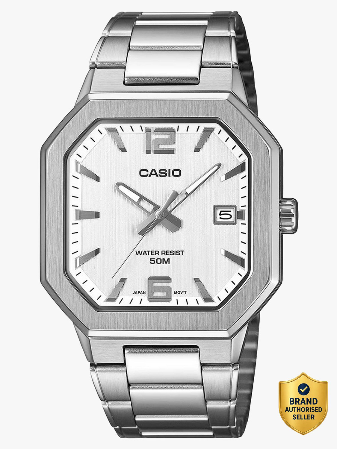 Image of CASIO MTP-B195D-7AVDF CASIO-MENS-METAL Analog Watch - For Men