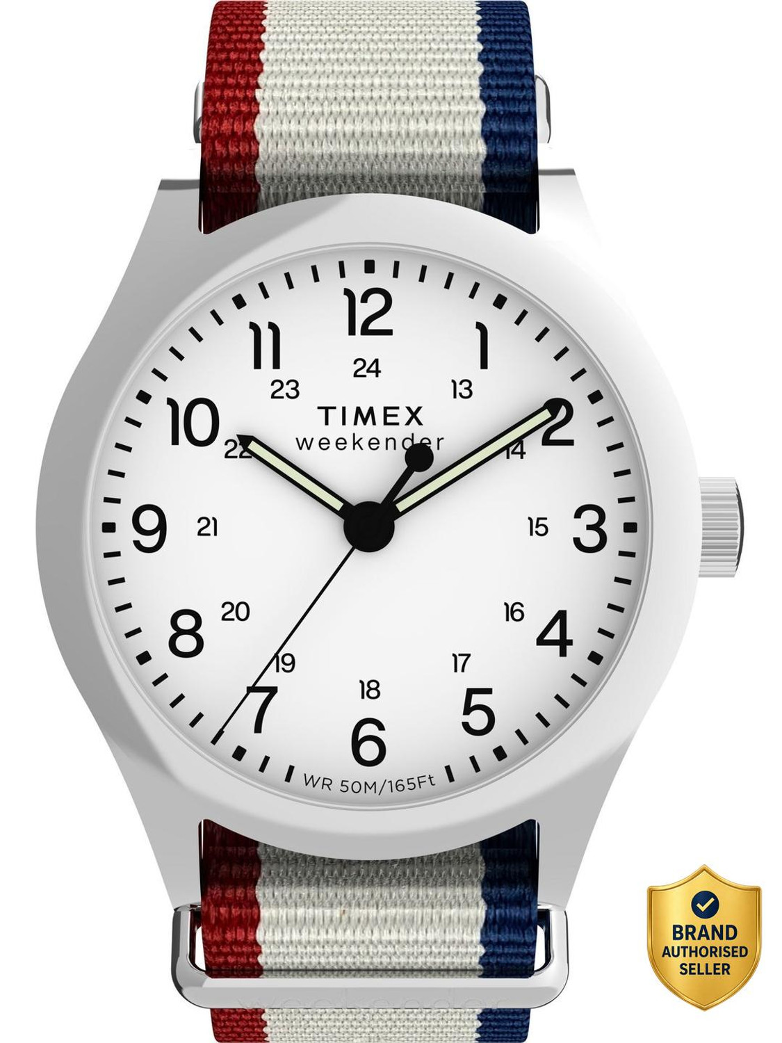 Image of TIMEX Weekender Analog White Dial Analog Watch - For Men TW2Y15500UJ