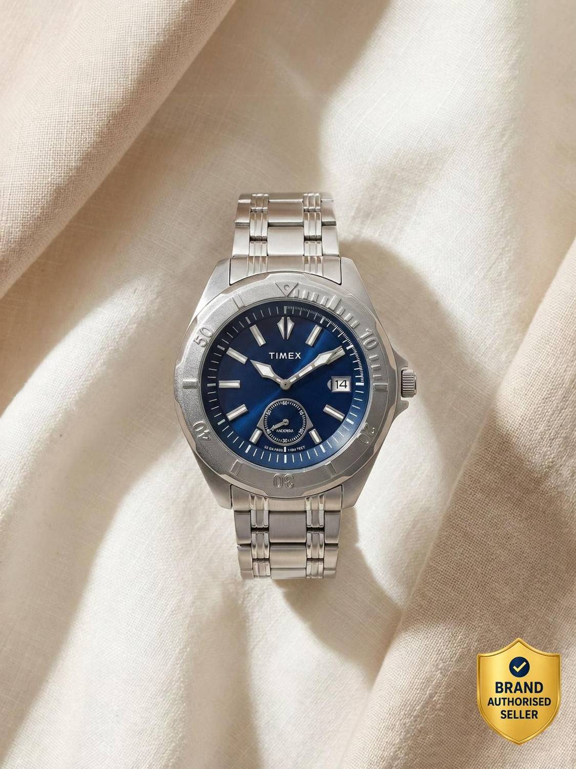 TIMEX Remote Second-Date Blue Dial Analog Watch