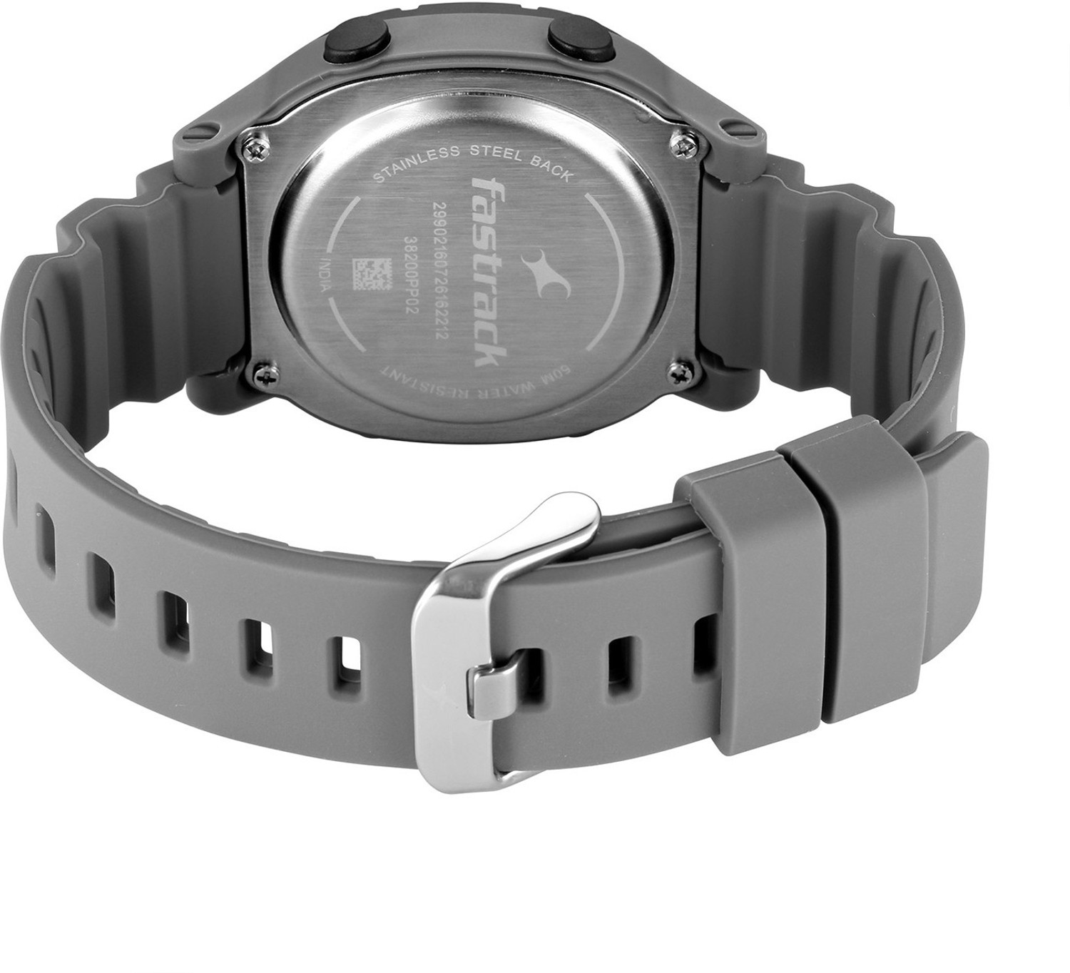 Image of Fastrack StreetStyle 9 StreetStyle 9 Multifunction Digital Dial Gunmetal Grey Silicon Strap Digital Watch - For Men & Women