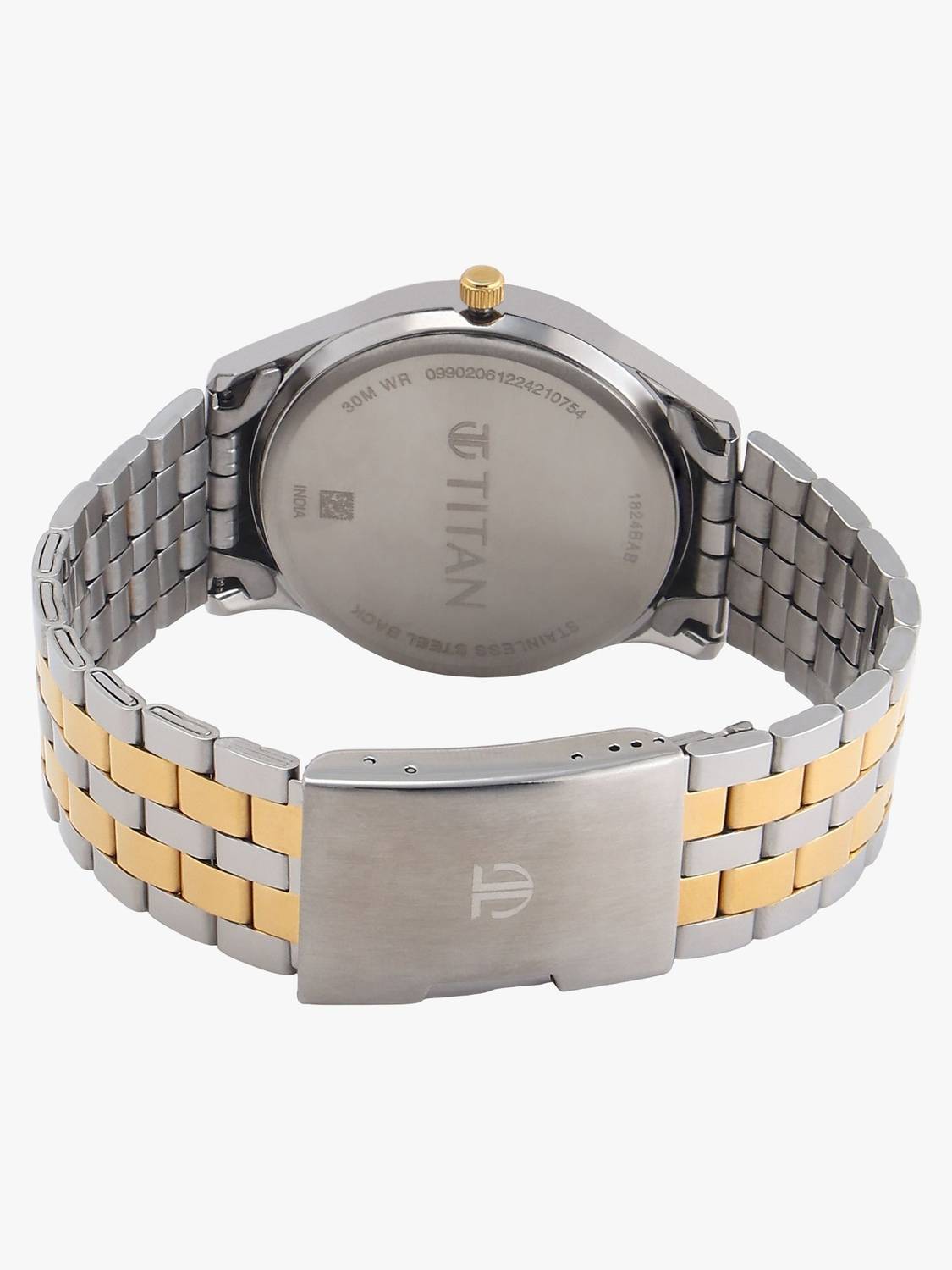 Titan Karishma Midnight Blue Dial Two-Toned Stainless Steel Strap - Image 4