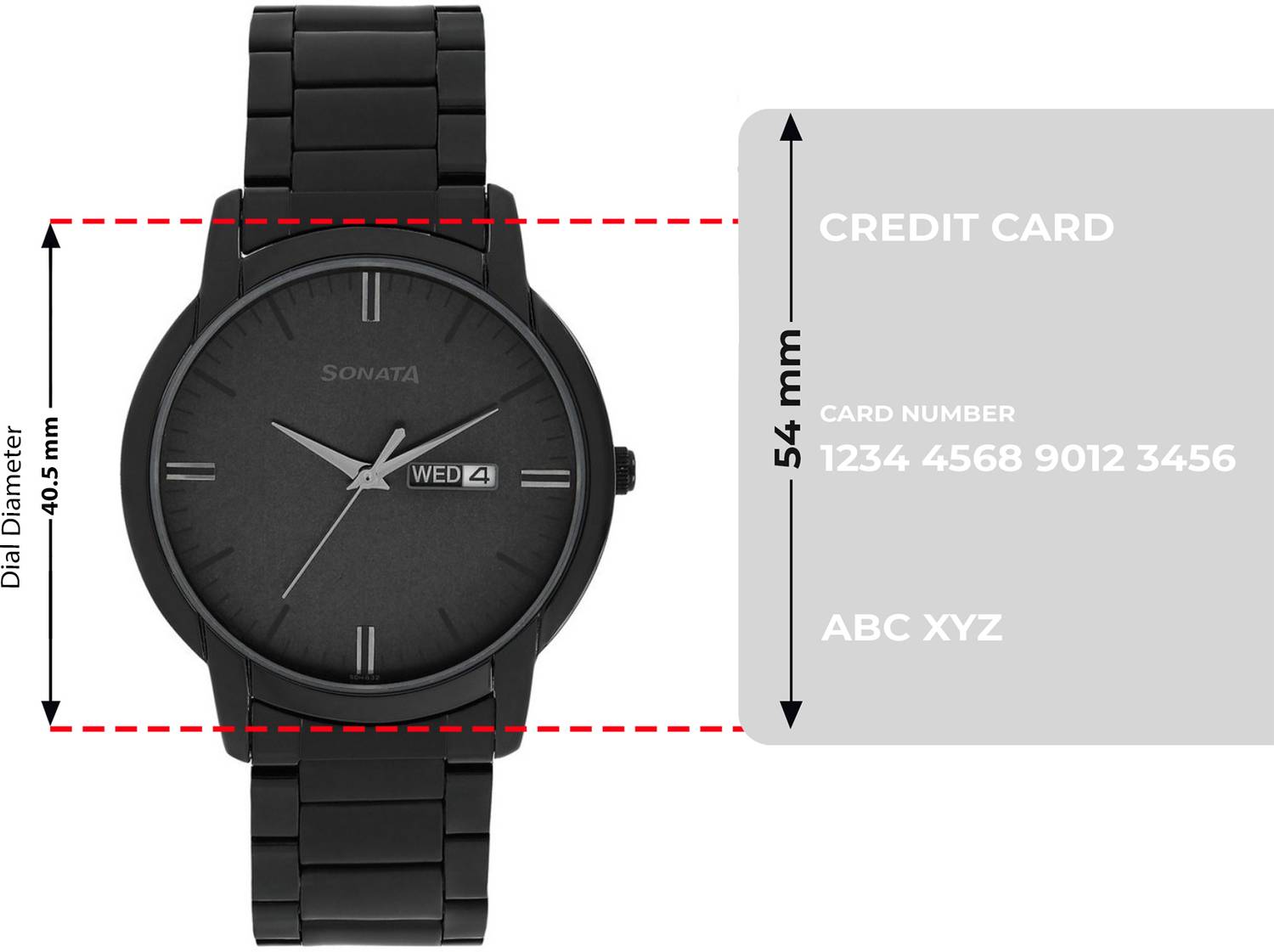 Sonata Reloaded Black Dial Black Strap Analog Watch - Men - Image 4