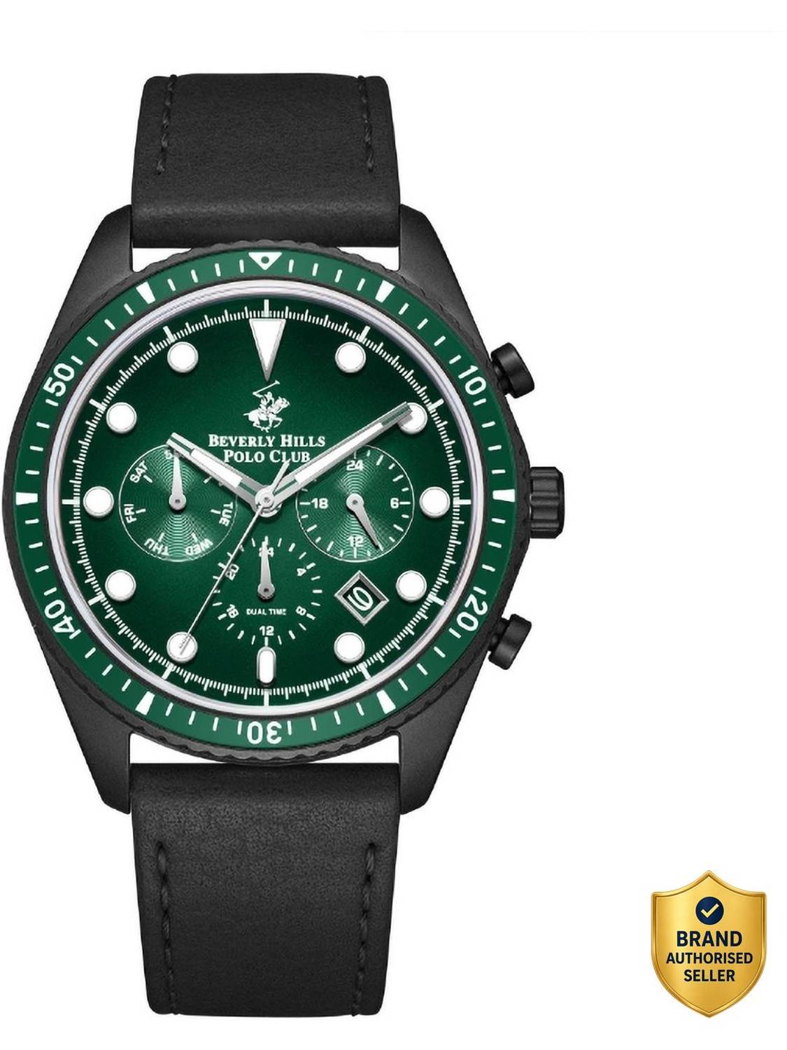 Beverly Hills Polo Club Men Dark Green Watch BP5027Y.671 - Image 1