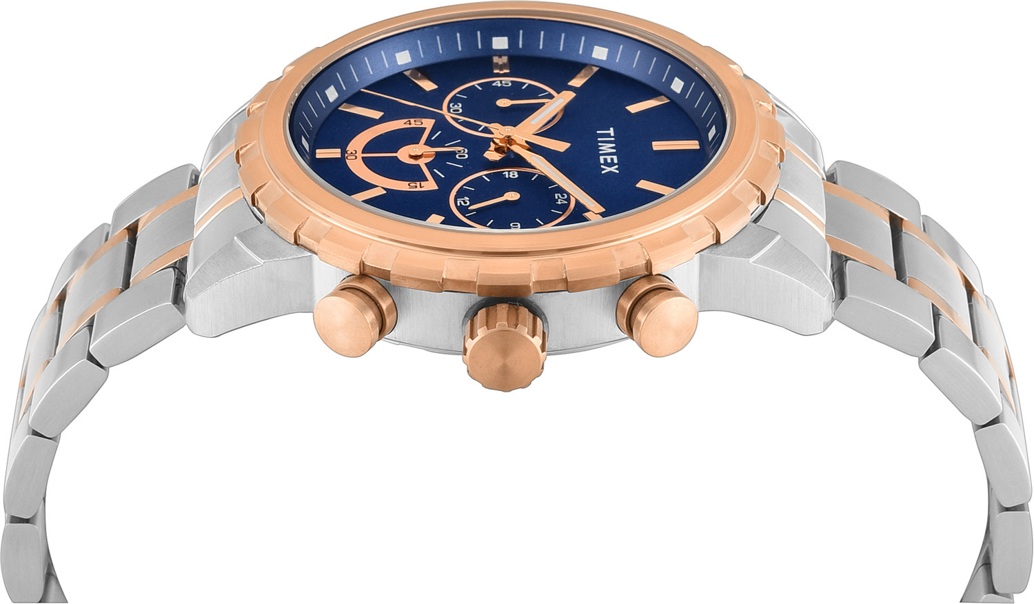 Image of TIMEX Chronograph, Blue Round Dial Analog Watch - For Men TWEG39504