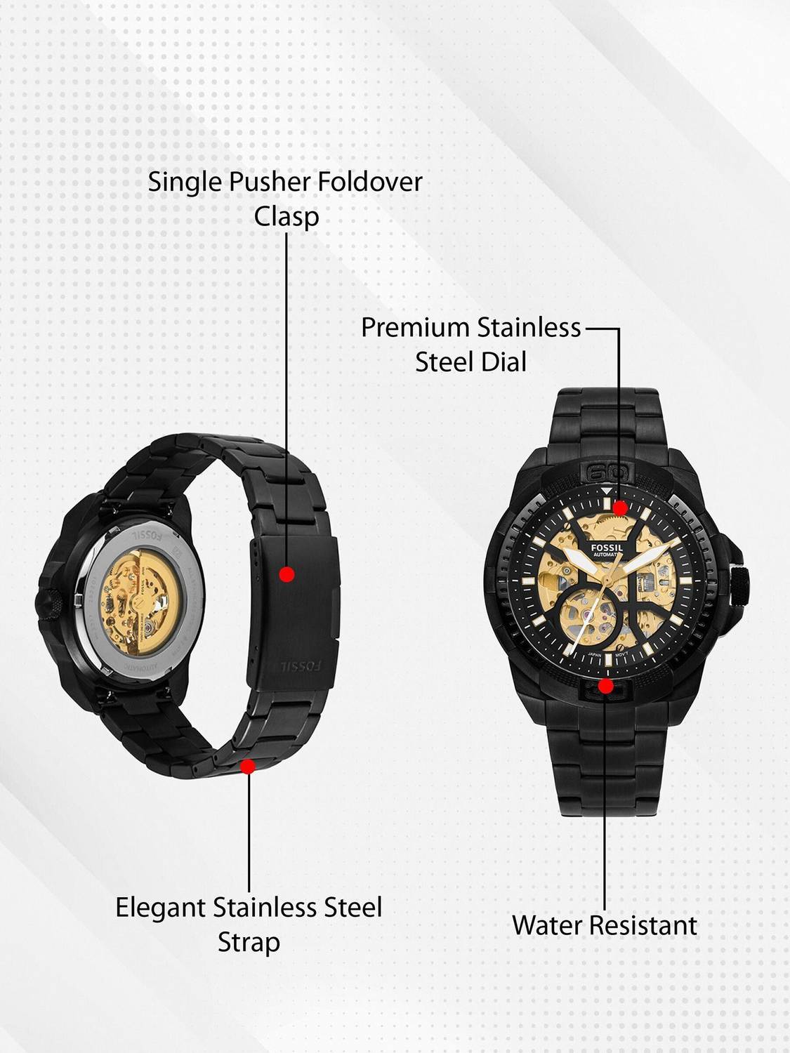Fossil ME3217 Bannon Automatic Men's Watch - Image 3