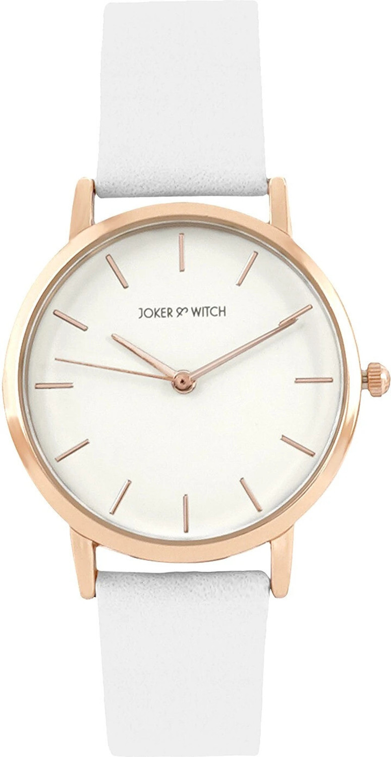Image of Joker & Witch Boston All White Dial Faux Leather Strap Analog Women's Watch Analog Watch - For Women