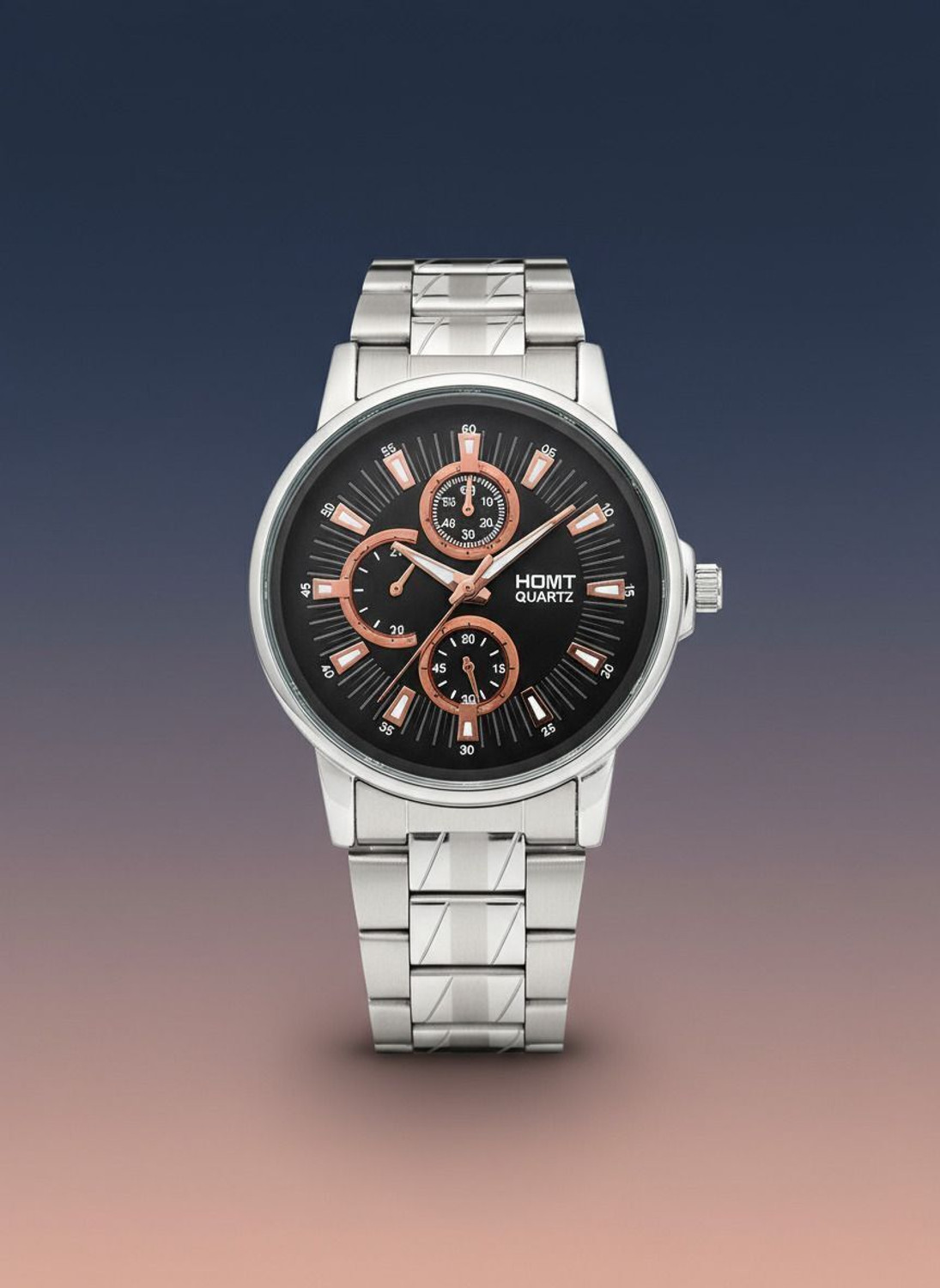 Image of homt Premium Series Stainless Steel Wrist Watch for men Men's Fashion Series Premium Quality Analog Watch - For Men