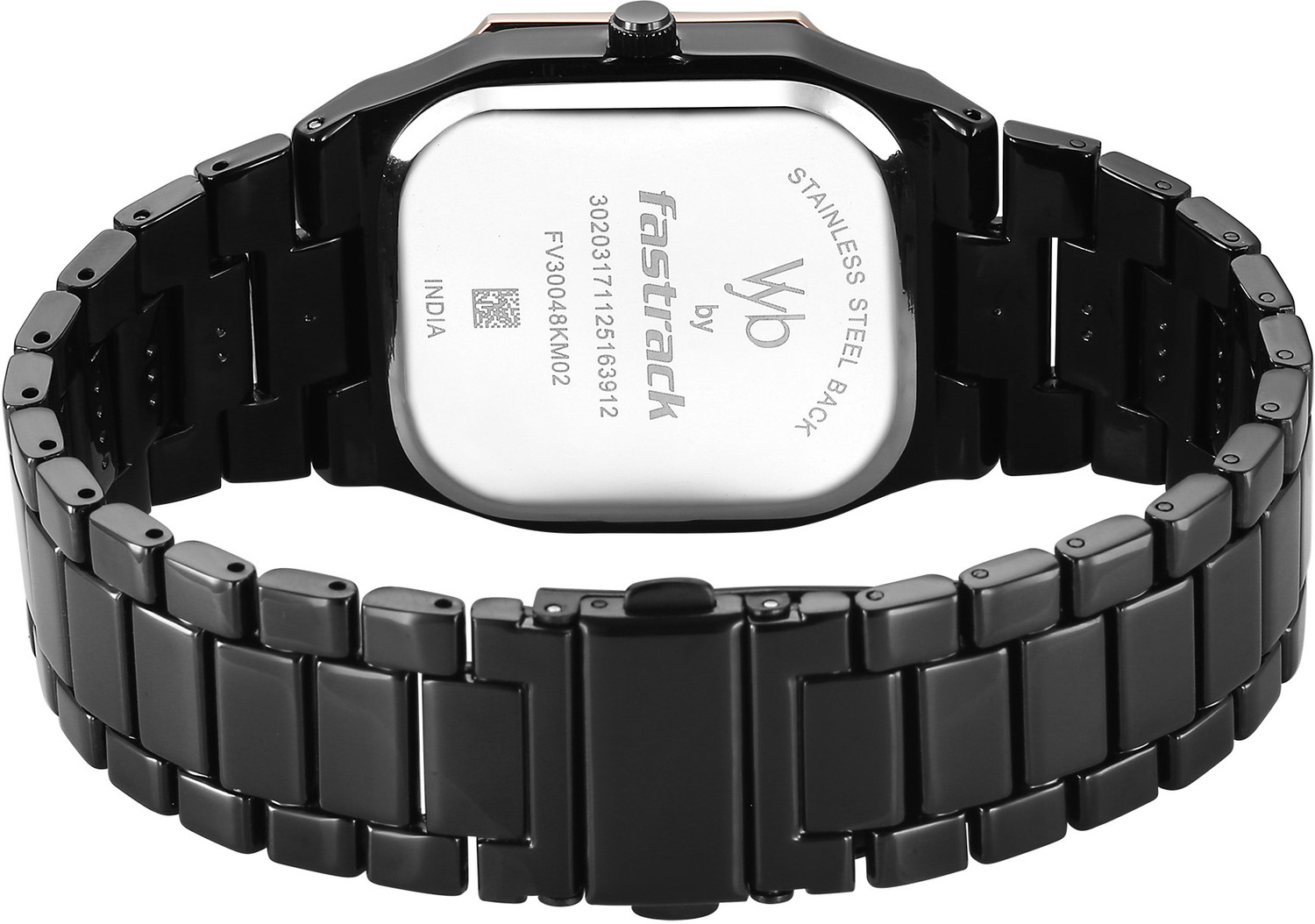 Image of Fastrack Vyb Pioneer Fastrack Vyb Pioneer Quartz Black Dial Black Strap Analog Watch - For Men