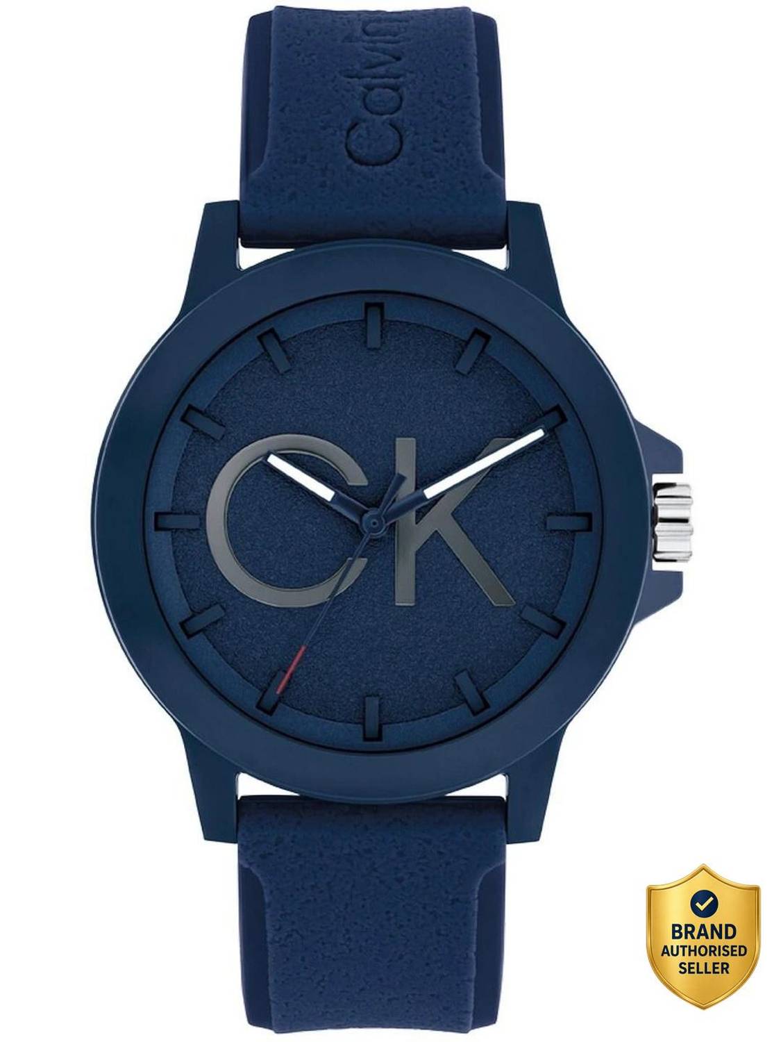 Calvin Klein Ck Reset Reset Qtz Basic Navy Round Dial 's / Analog Watch  - For Men