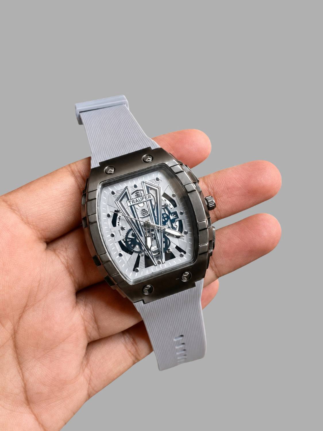 Genex Traffuer Silver Men's Watch - Image 2