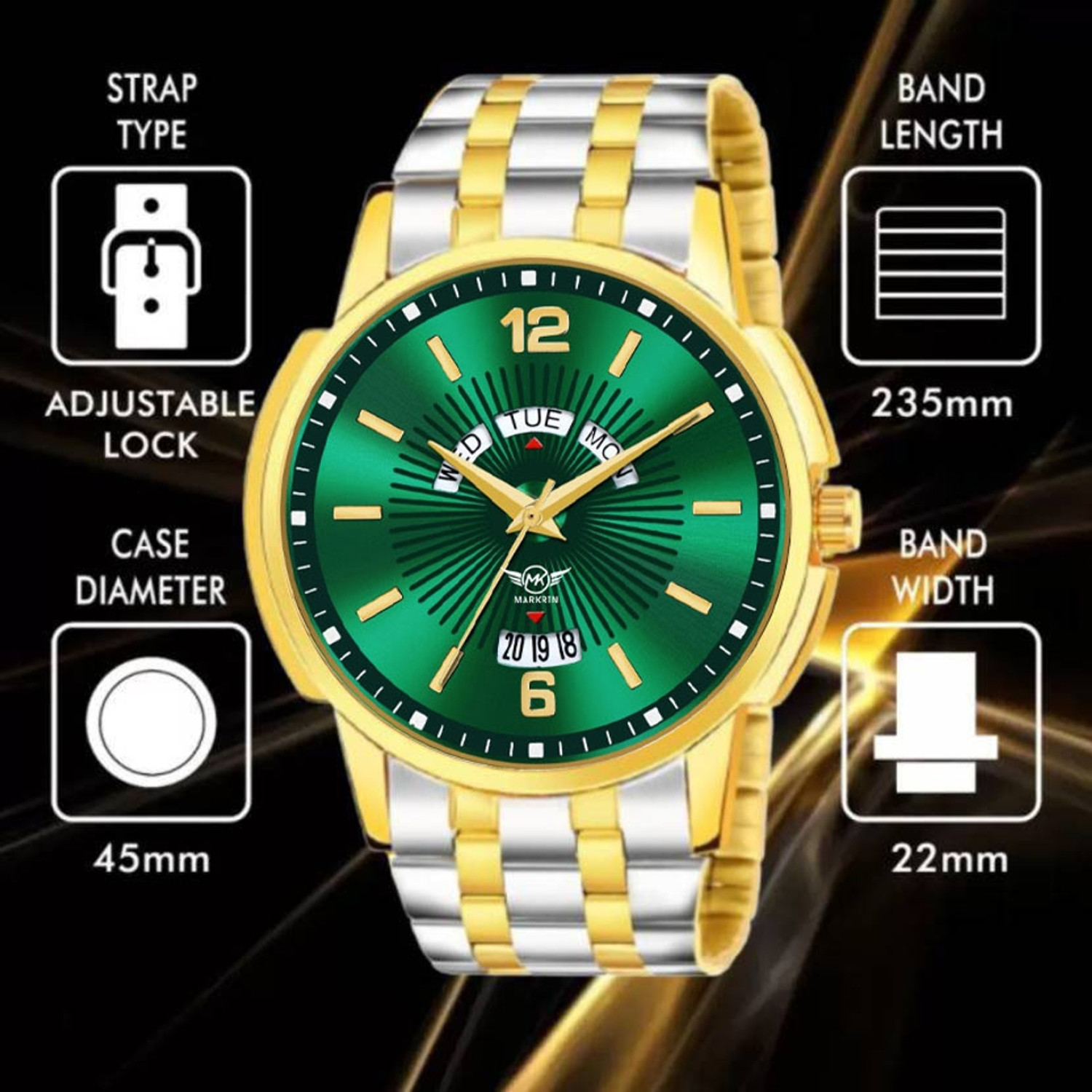 Image of MARKRIN MK0001 Analog Watch - For Men
