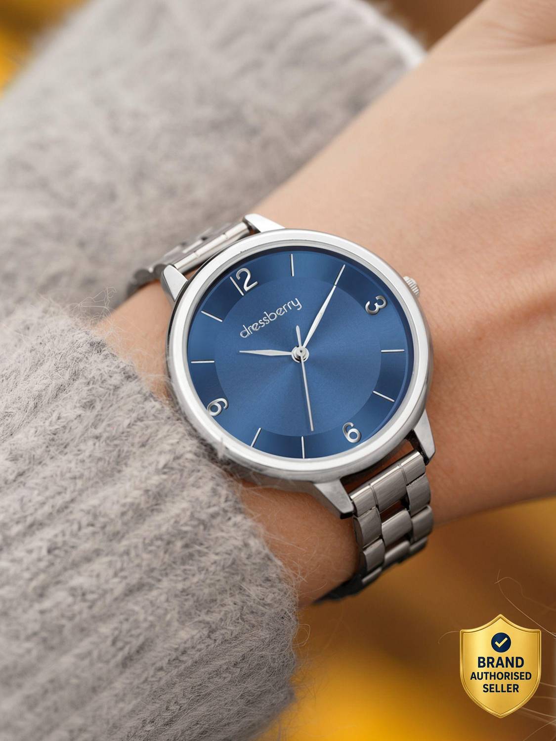 Dressberry DB-022-SL-BL Big Dial Analog Watch  - For Women price history chart and lowest price