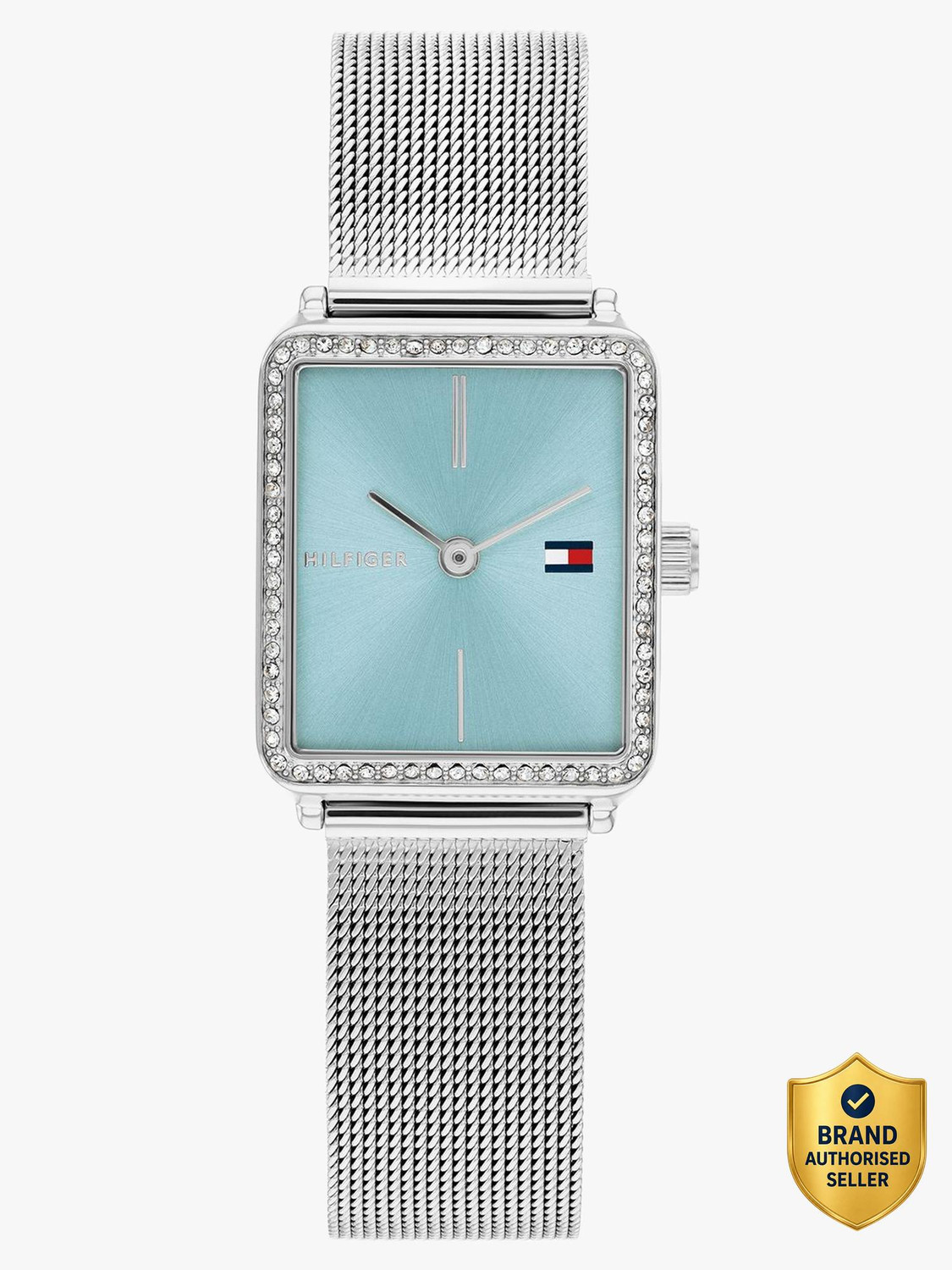 Image of TOMMY HILFIGER Tommy Hilfiger Tea Quartz Blue Rectangle Dial Women's Watch / Analog Watch - For Women