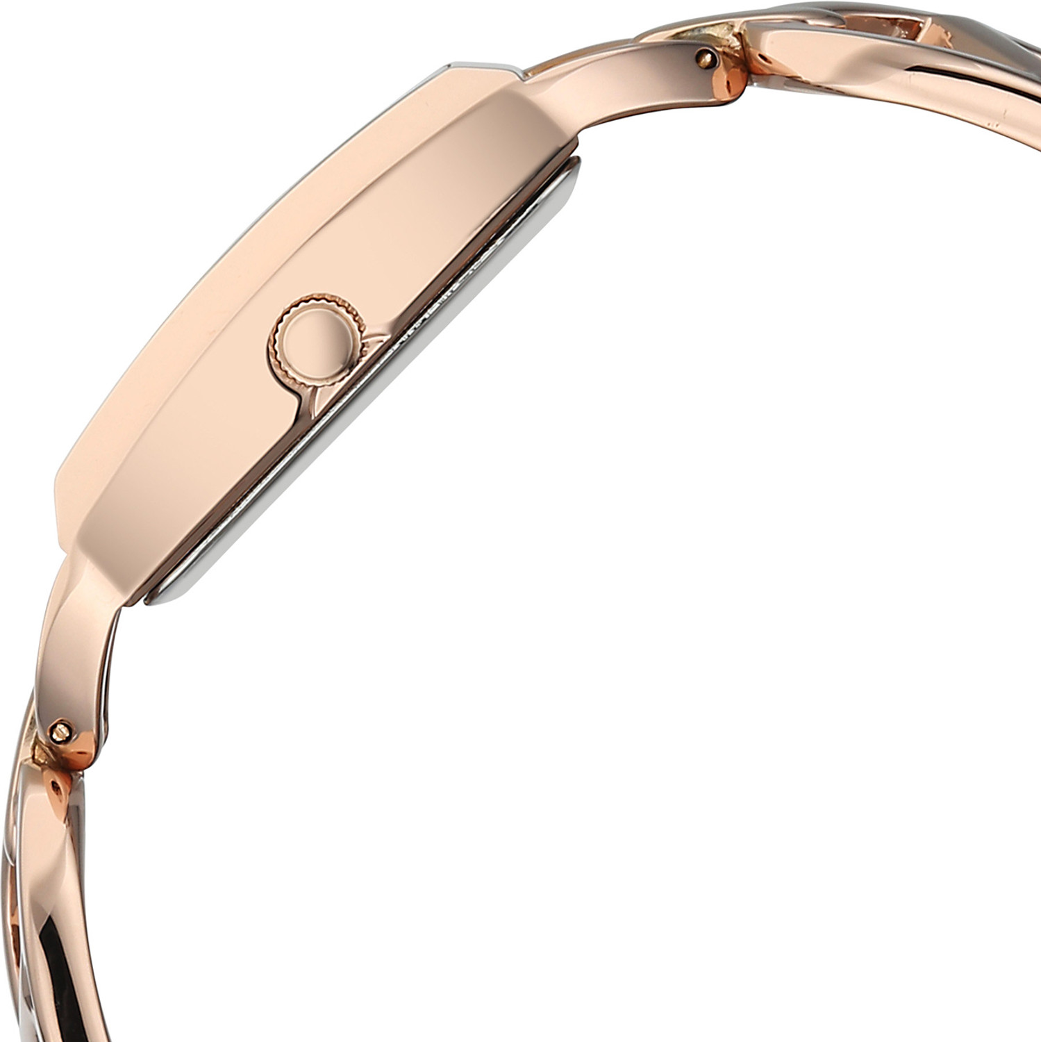 Image of Fastrack Fastrack Vyb Striker Fastrack Vyb Striker Quartz Green Dial Rose Gold Alloy Strap Analog Watch - For Women