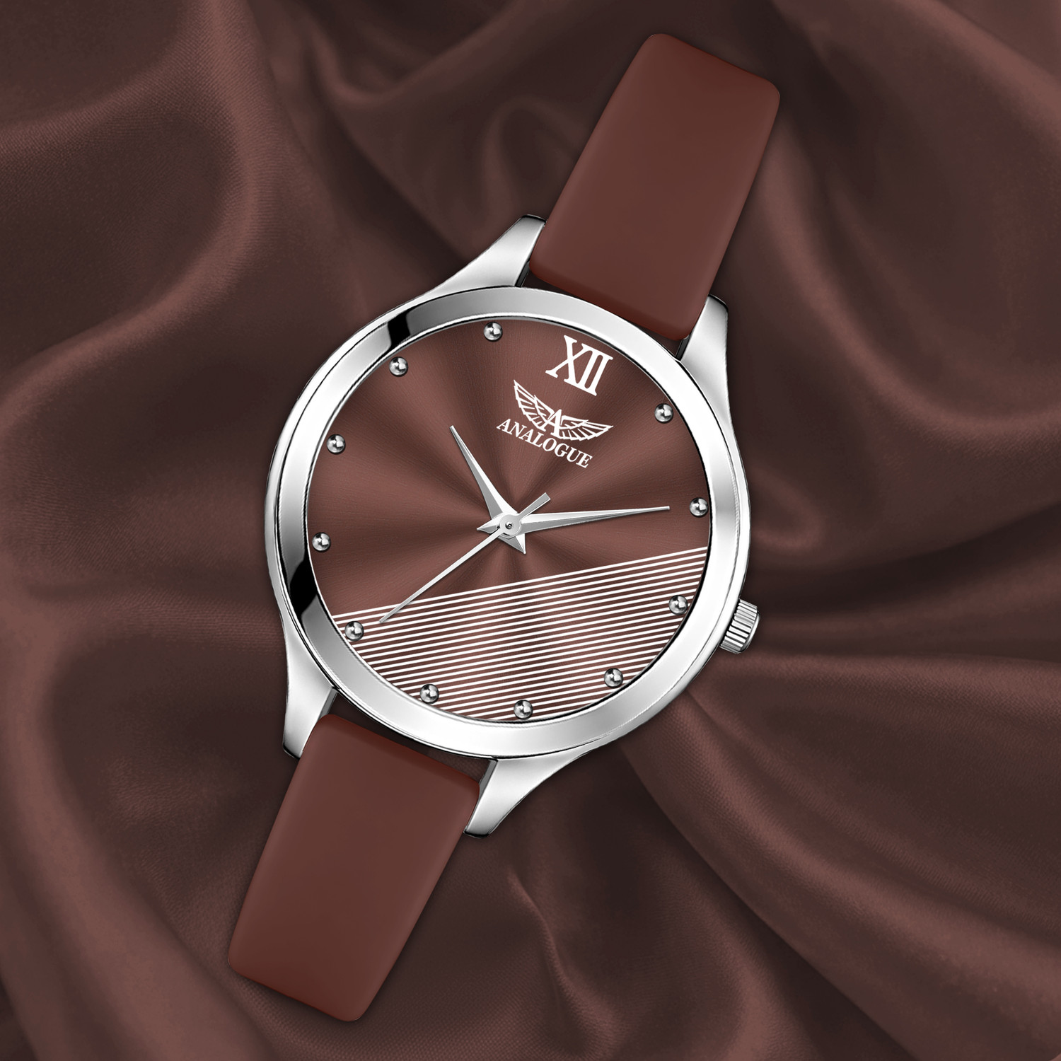 Image of ANALOGUE Pop Colours Series | Soft Silicon Strap | 3D Cut Glass | 1 Year Warranty | Girls Analog Watch - For Girls