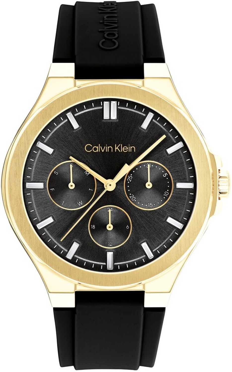 Image of Calvin Klein Vibrancy Qtz Multifunction Black Round Dial Women's Watch / Analog Watch - For Women 25100107