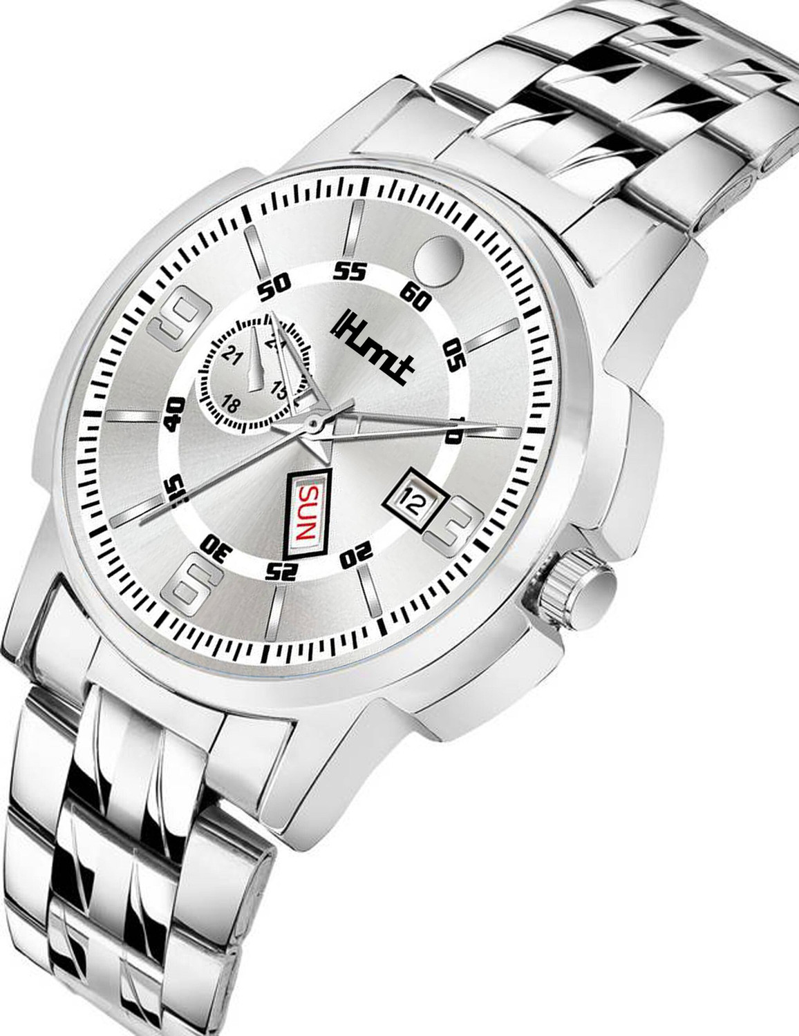 Image of HMT ALEX Day & Date Stainless Steel Chain for Boys Analog Watch - For Men