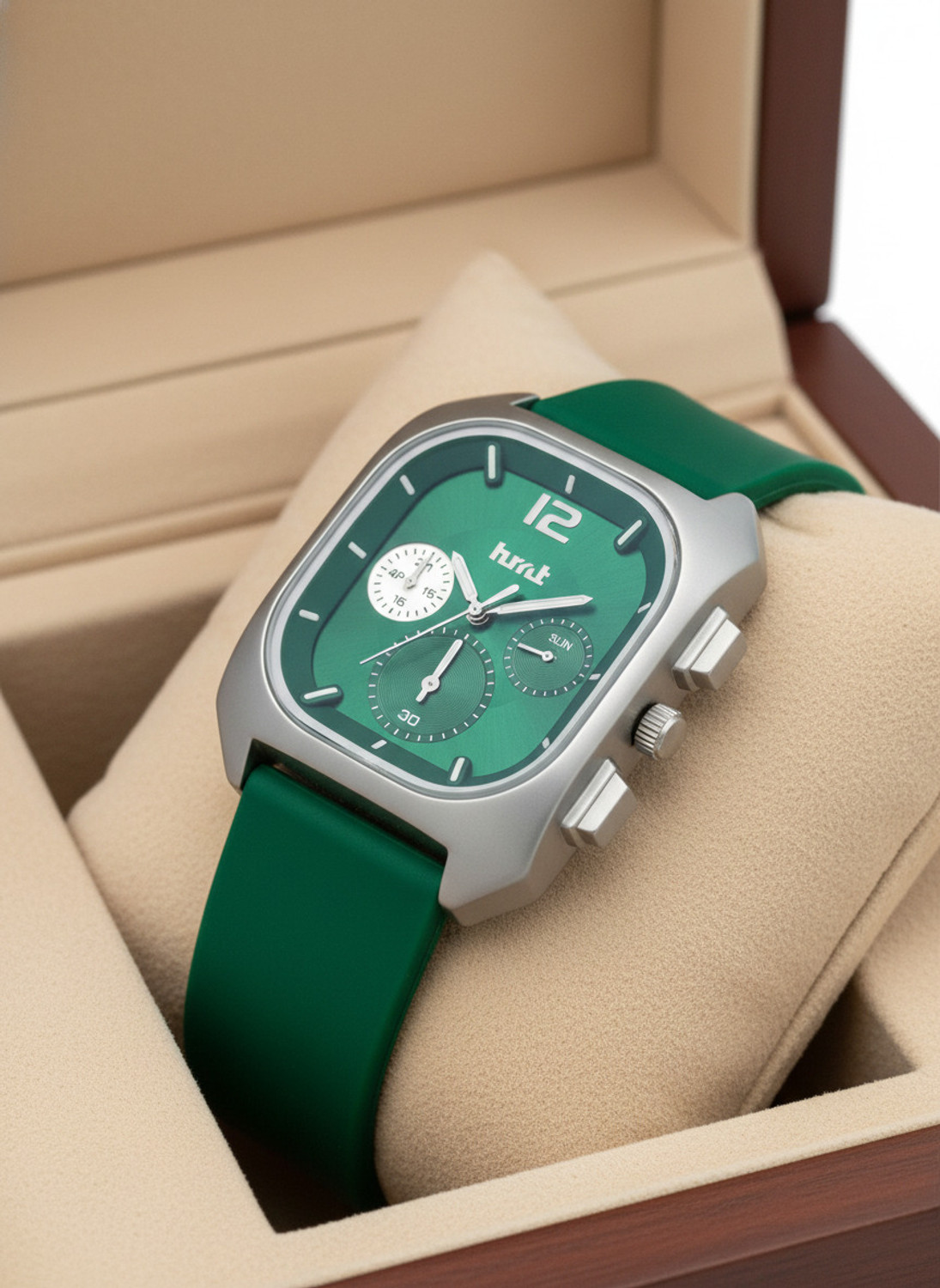 Image of hmt QUARTZ Exclusive Green Dial Water Resistance Classic Premium Analog Watch For Boy Analog Watch - For Men