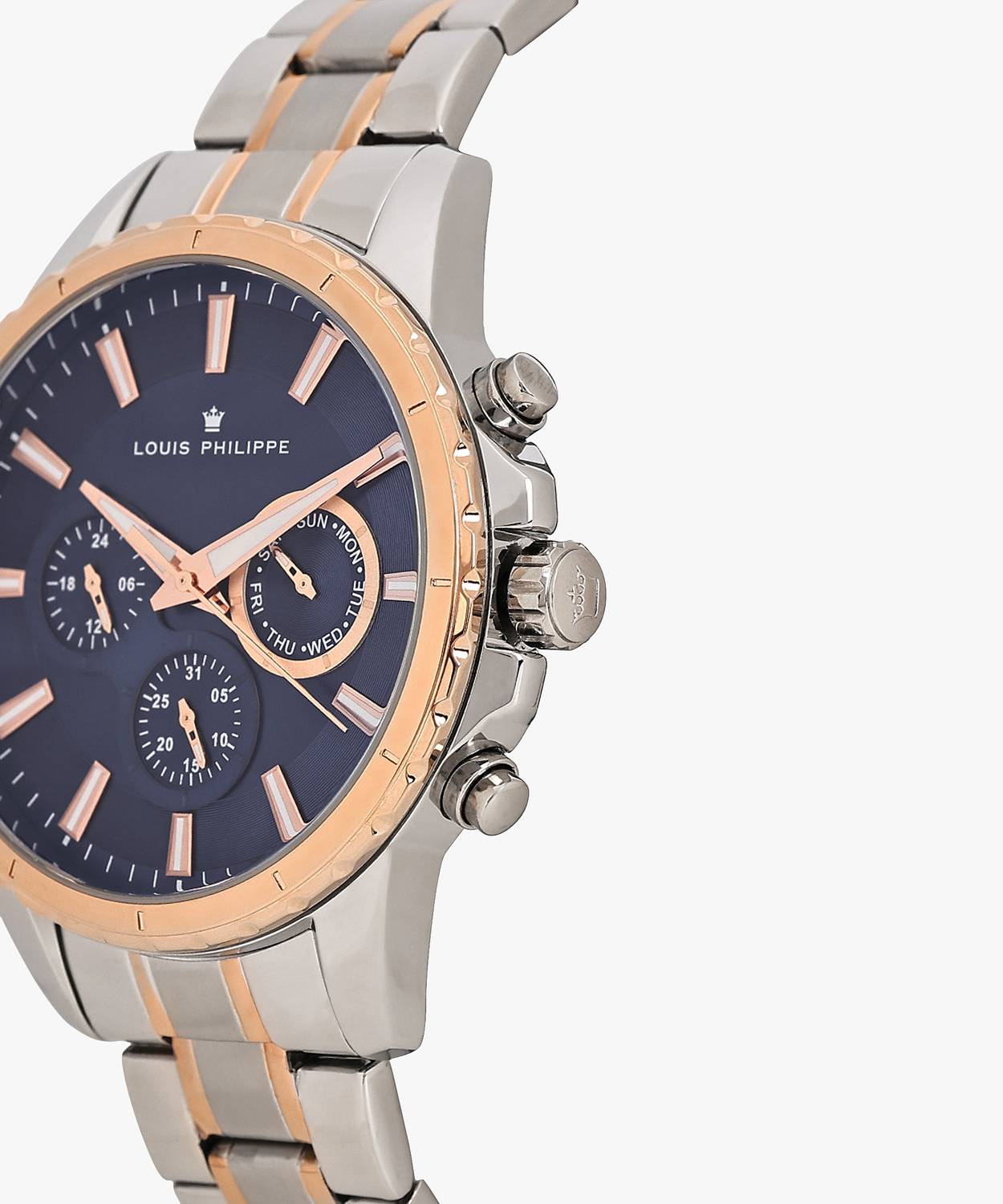 Louis Philippe Blue Dial Analog Watch - Men - Image 4
