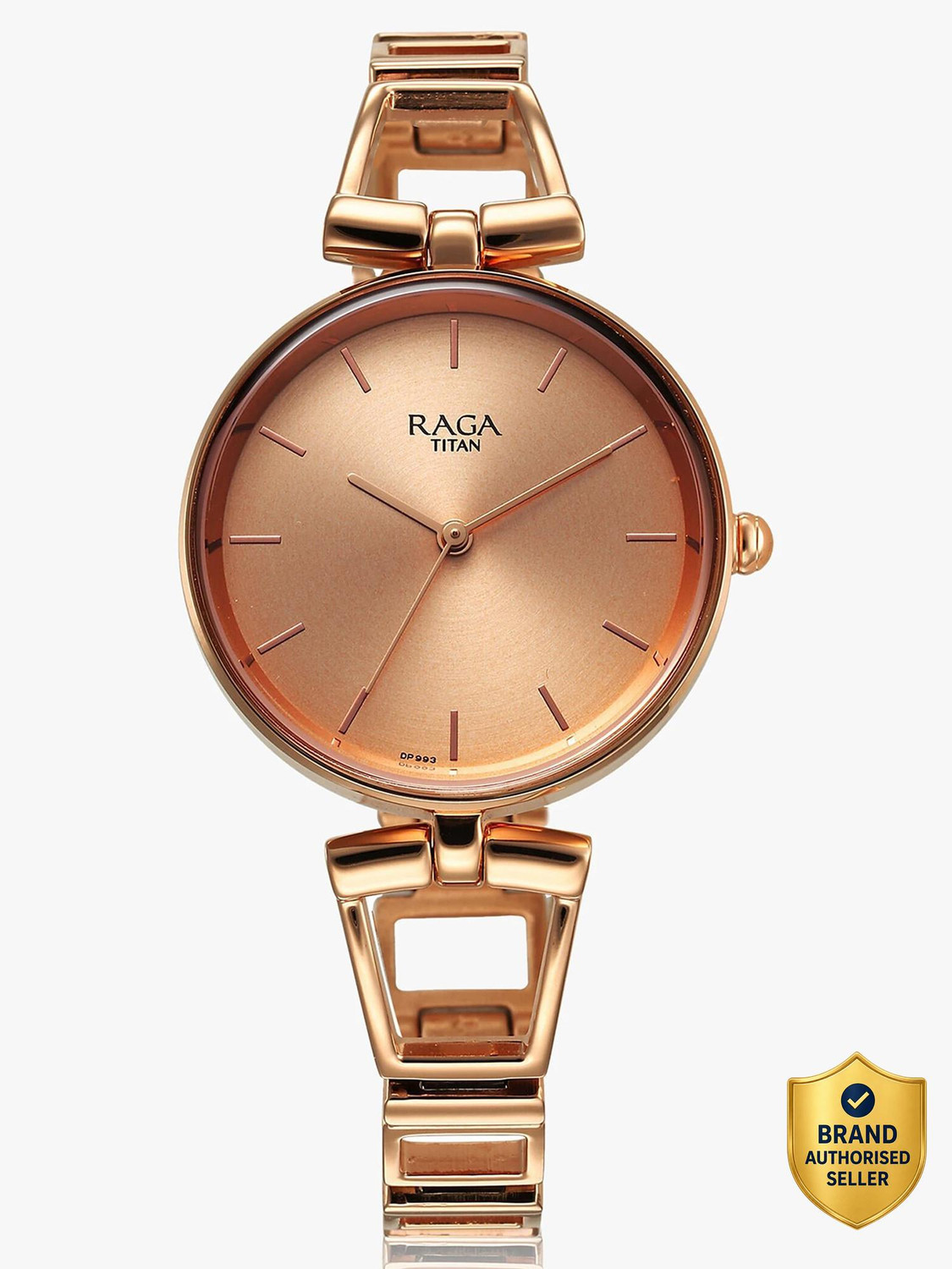 Image of Titan Titan Raga Ascend Rose Gold Dial Rose Gold MetalStrap Analog Watch - For Women