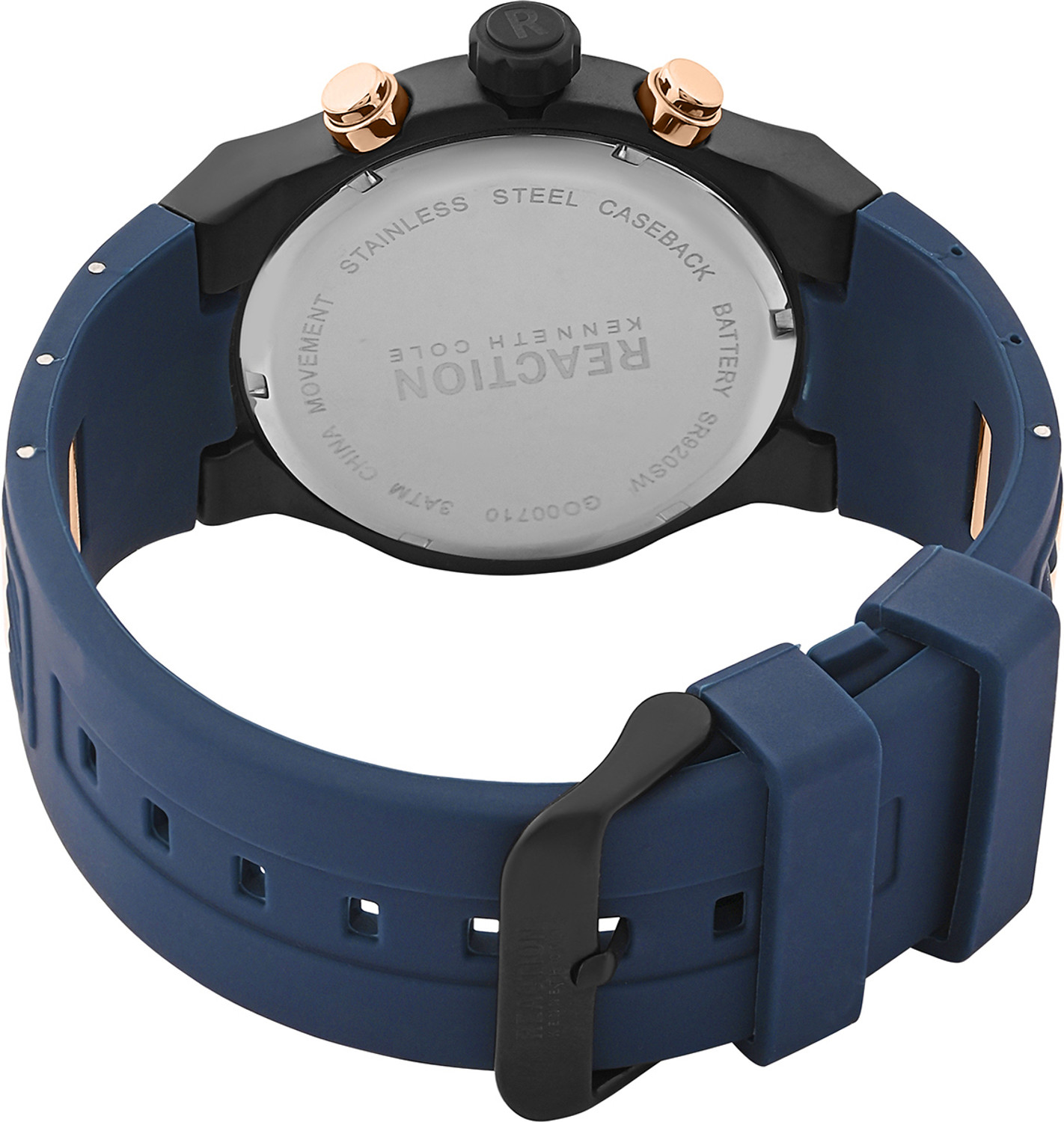 Image of Kenneth Cole Reaction Chronograph Blue Dial Watch For Men's Analog Watch - For Men