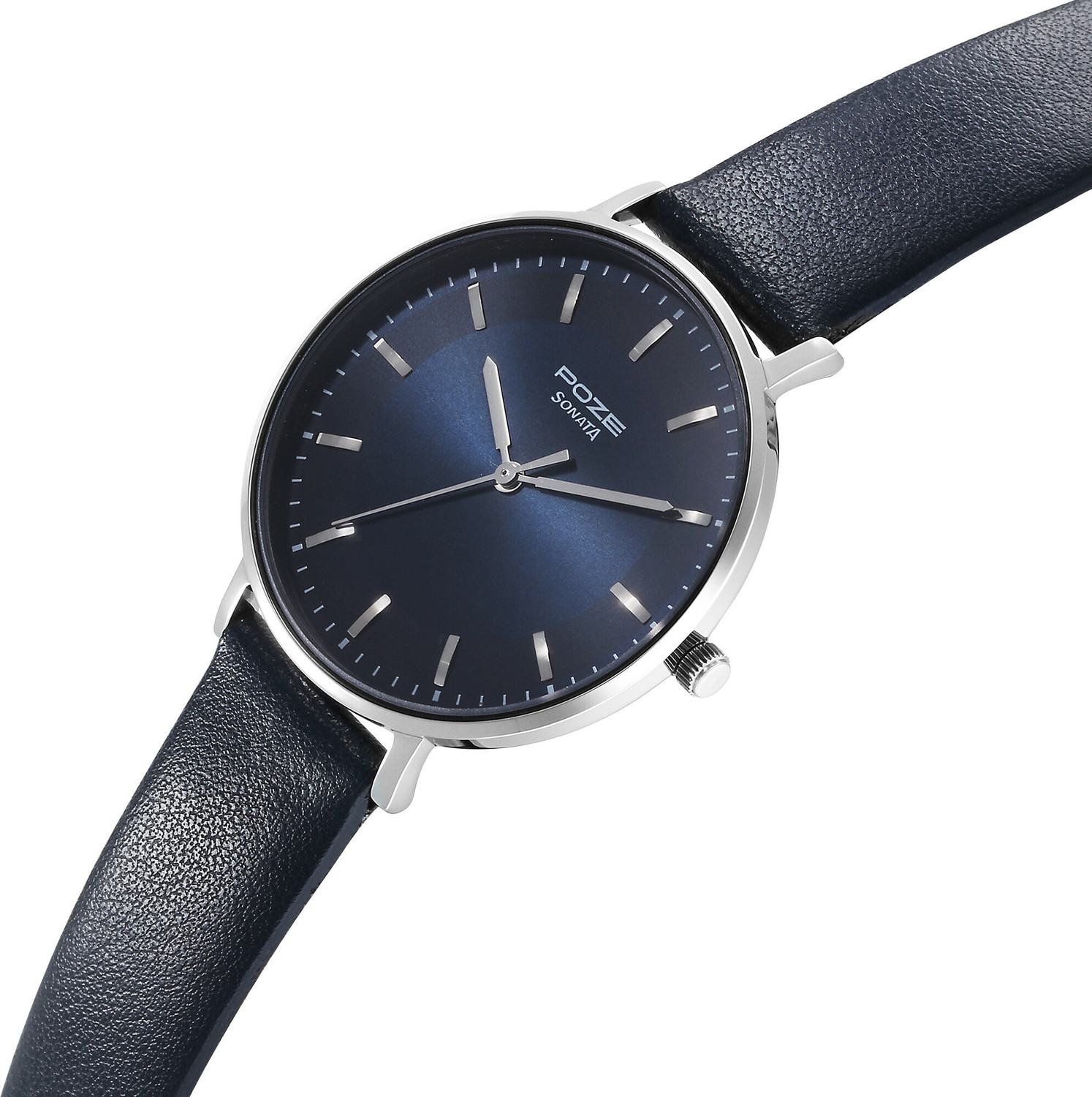 Image of SONATA Poze Blue Dial Blue Strap Analog Watch - For Women