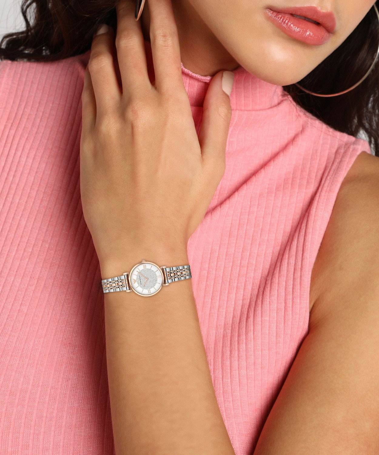 Image of EMPORIO ARMANI Gianni T-B Analog Watch - For Women