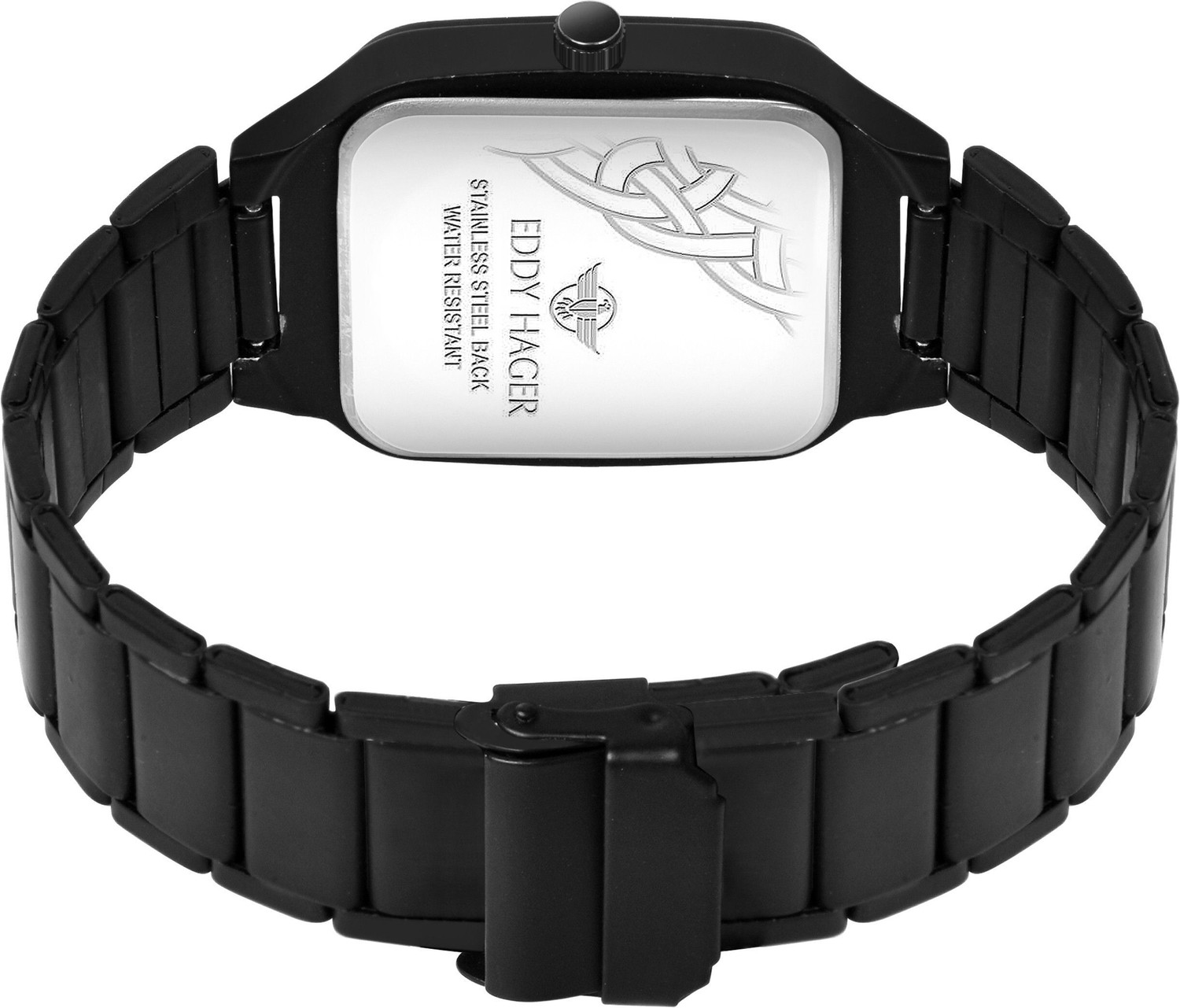 Image of EDDY HAGER EH-290-Black Big Dial Analog Watch - For Men