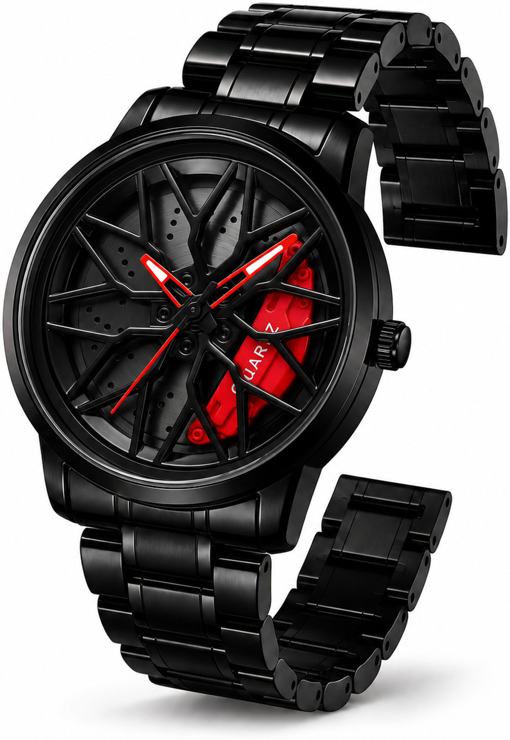 Image of SINGGI CAR WHEEL SINGGI Car Wheel Style Analog Watch - For Men