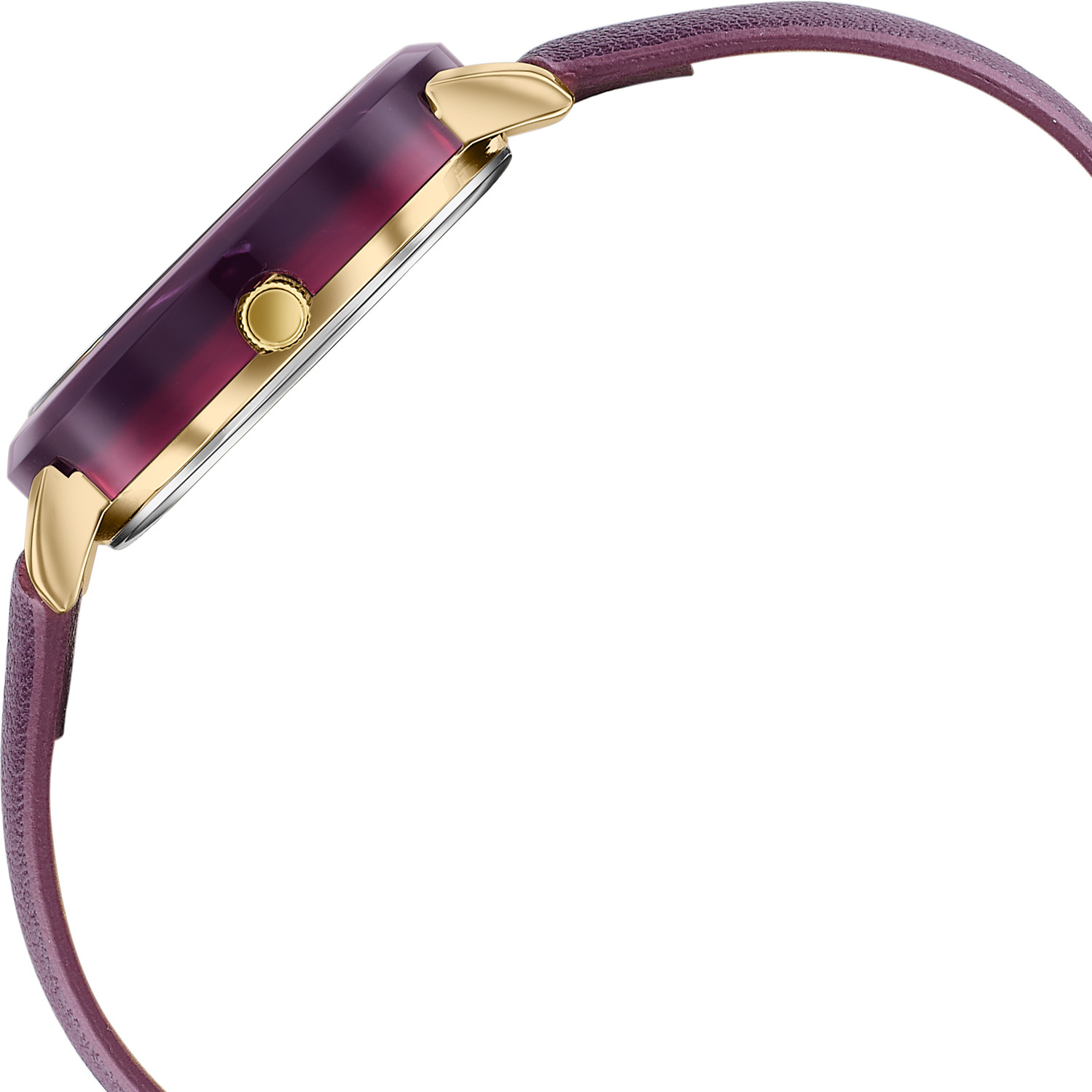 Image of SONATA Poze 8 Sonata Poze 8 Quartz Purple Dial Purple PU Leather Strap Analog Watch - For Women