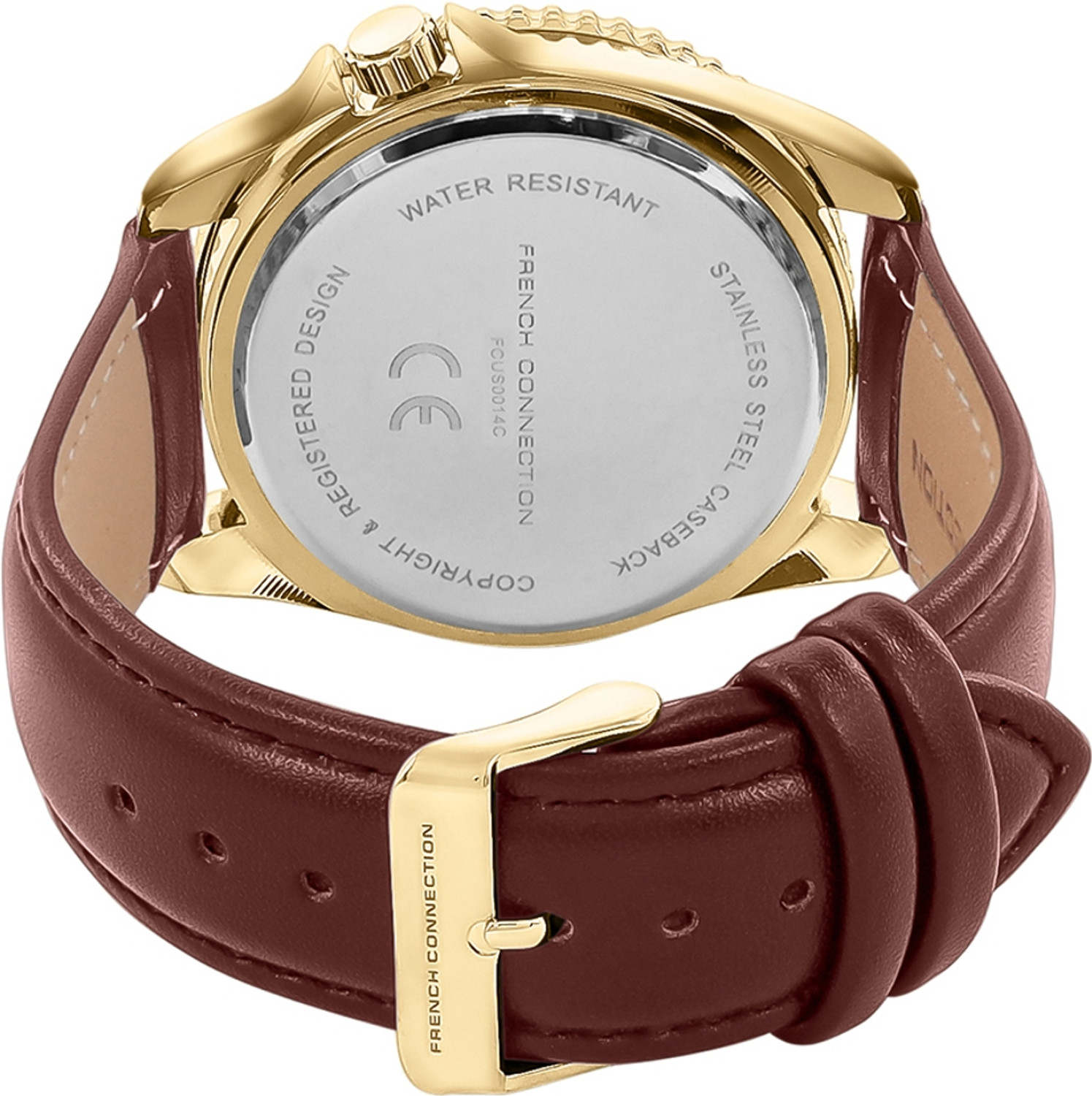Image of French Connection Men's Round Green Dial Analog Watch Analog Watch - For Men