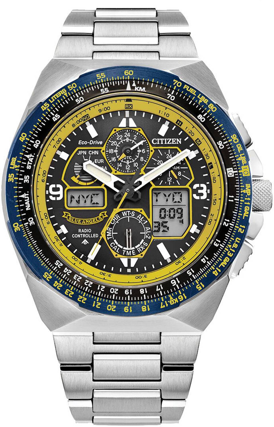 HJ Buy Online Xylys Triumph Swiss Chronograph Stainless Steel Blue