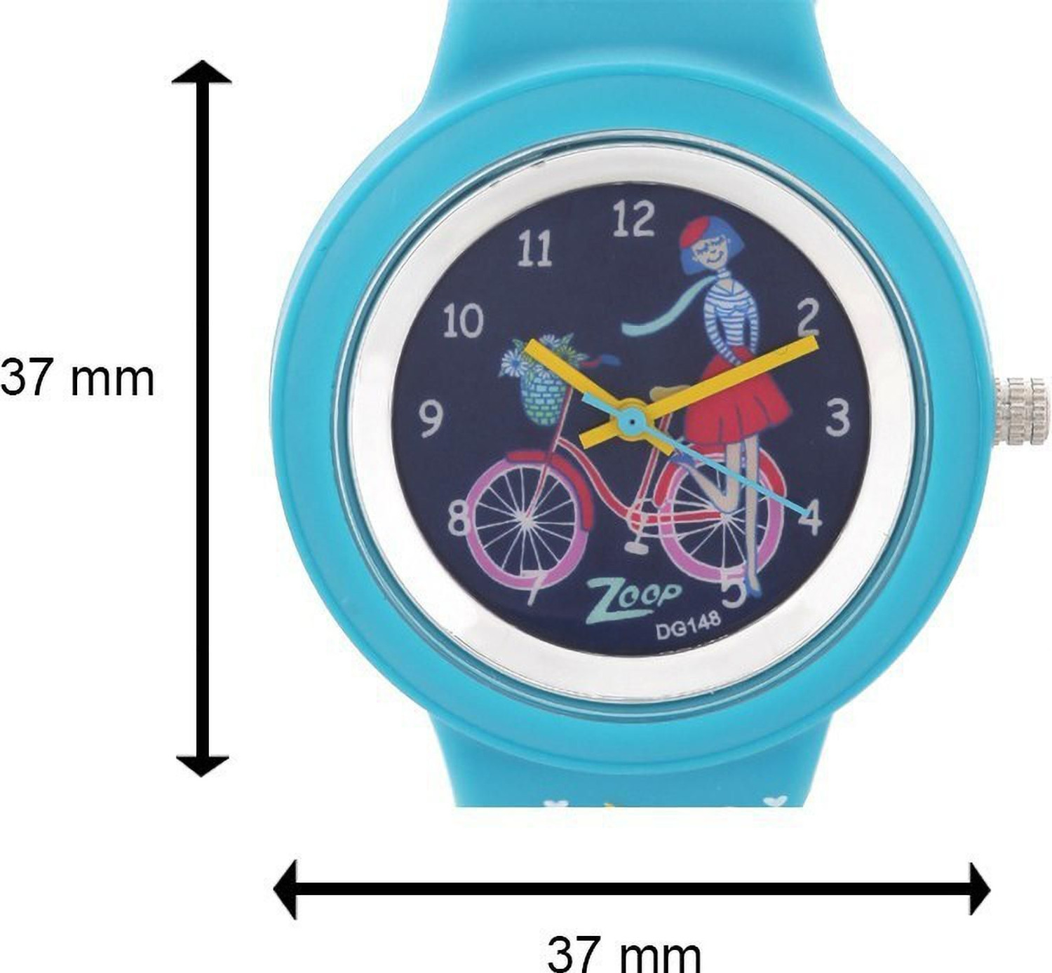Image of Zoop byTitan NP26006PP03W Zoop Travel Quartz Blue Dial Blue Plastic Strap Analog Watch - For Boys & Girls