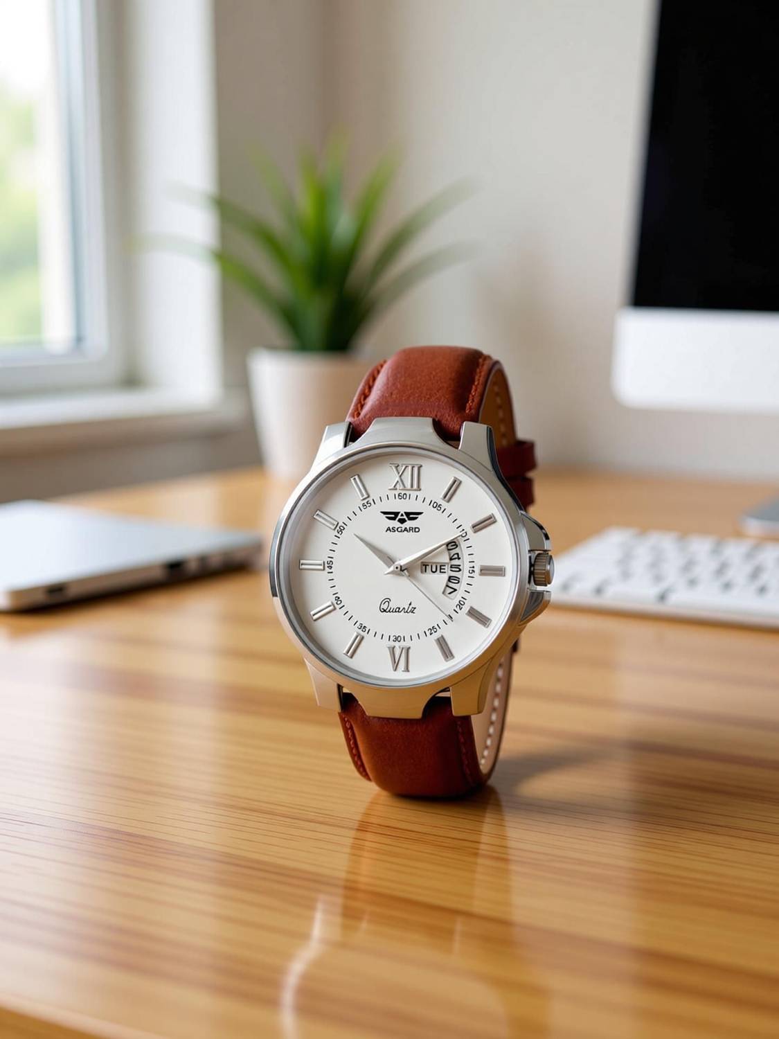 ASGARD Men's Day & Date Analog Watch - Image 2